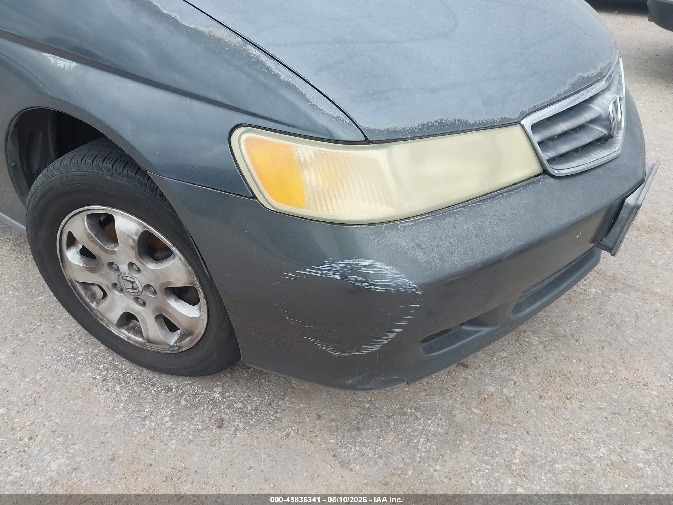 2004 Honda Odyssey Ex-l Blue vin: 5FNRL18984B027946