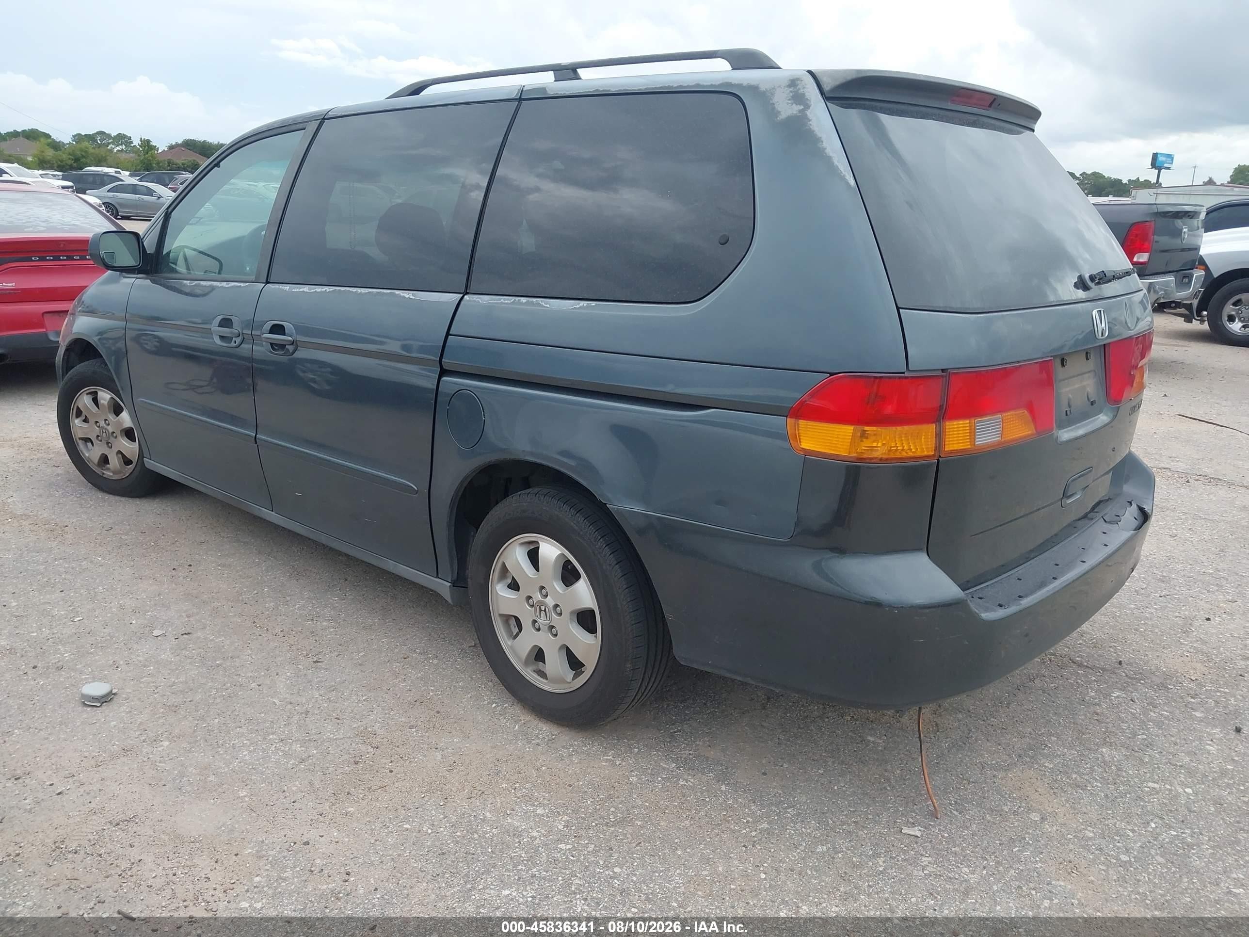2004 Honda Odyssey Ex-l Blue vin: 5FNRL18984B027946