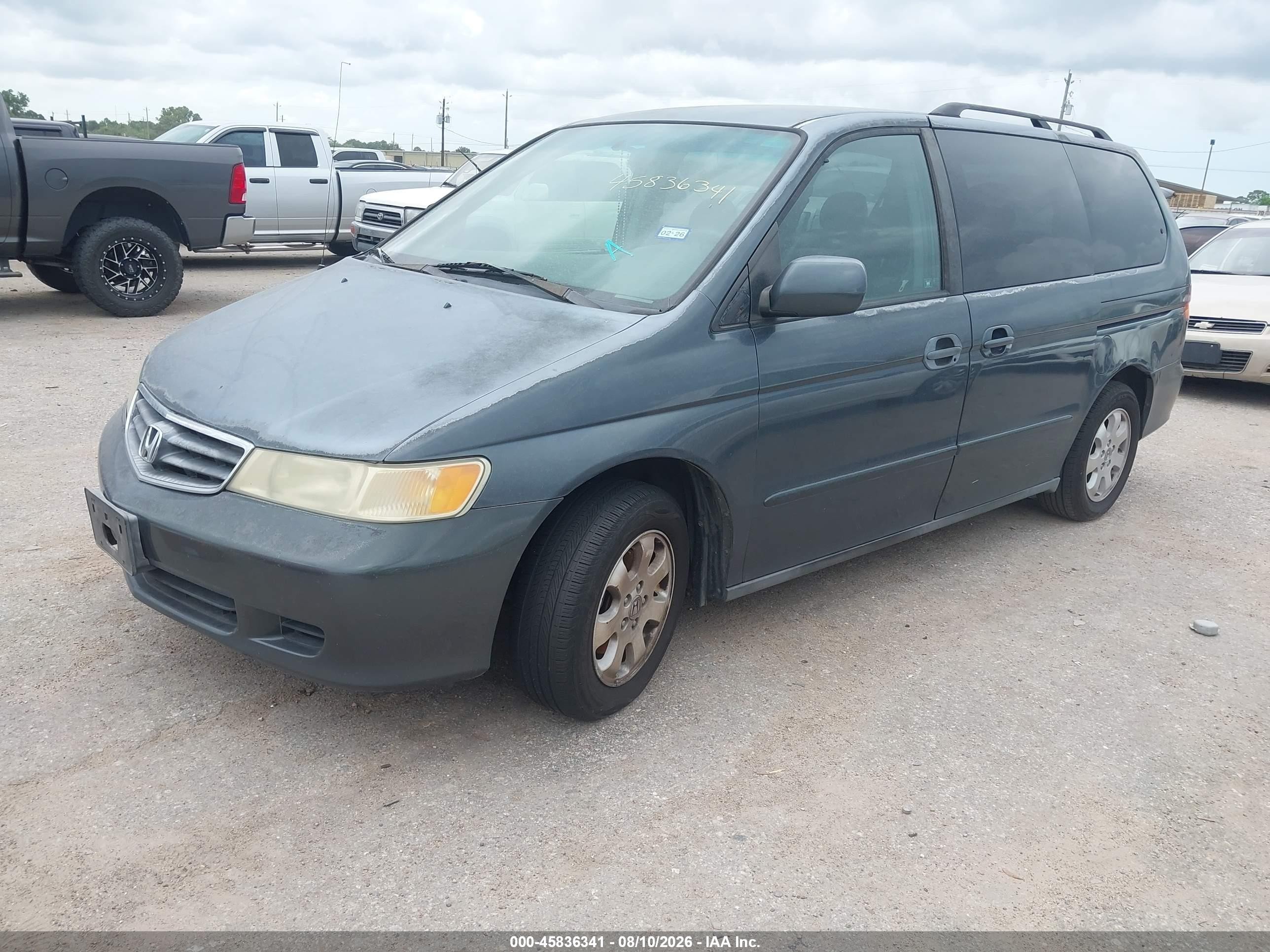 2004 Honda Odyssey Ex-l Blue vin: 5FNRL18984B027946