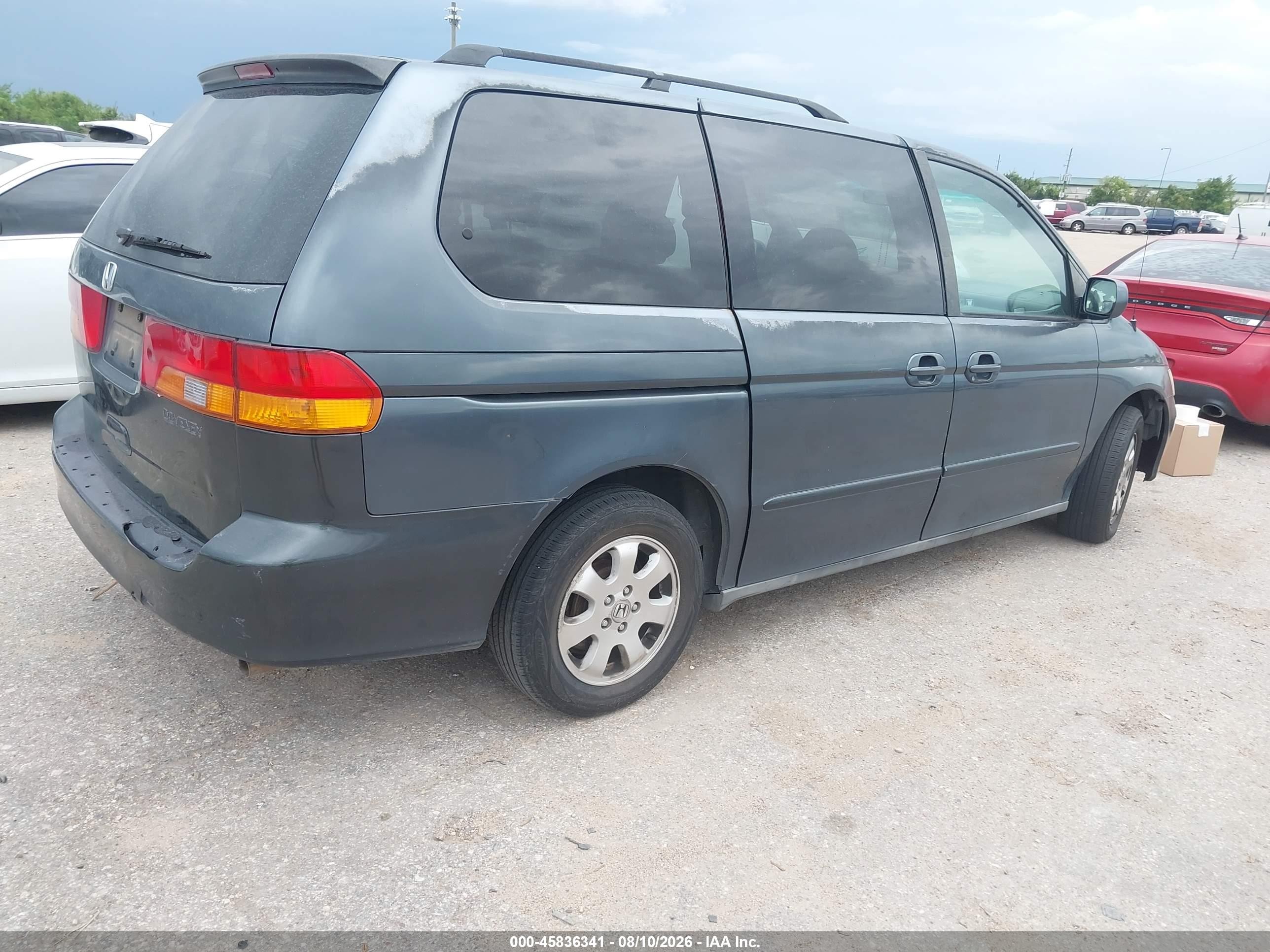 2004 Honda Odyssey Ex-l Blue vin: 5FNRL18984B027946