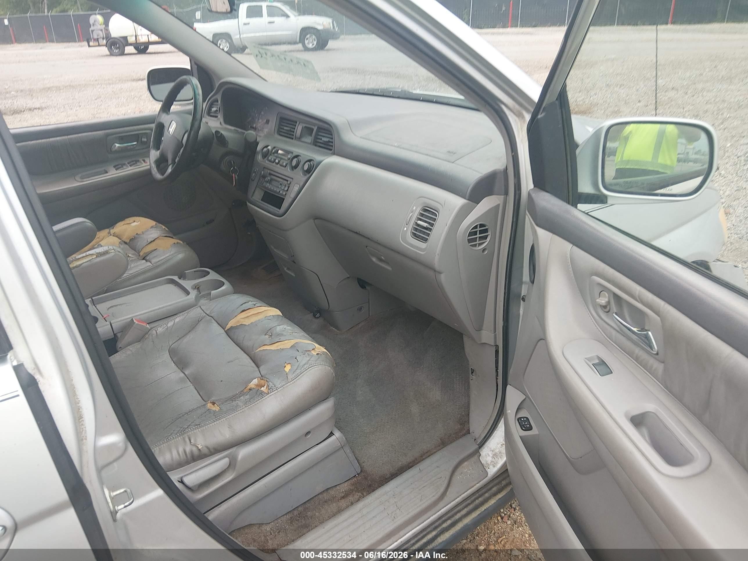 2004 Honda Odyssey Ex-l Gray vin: 5FNRL18994B076489