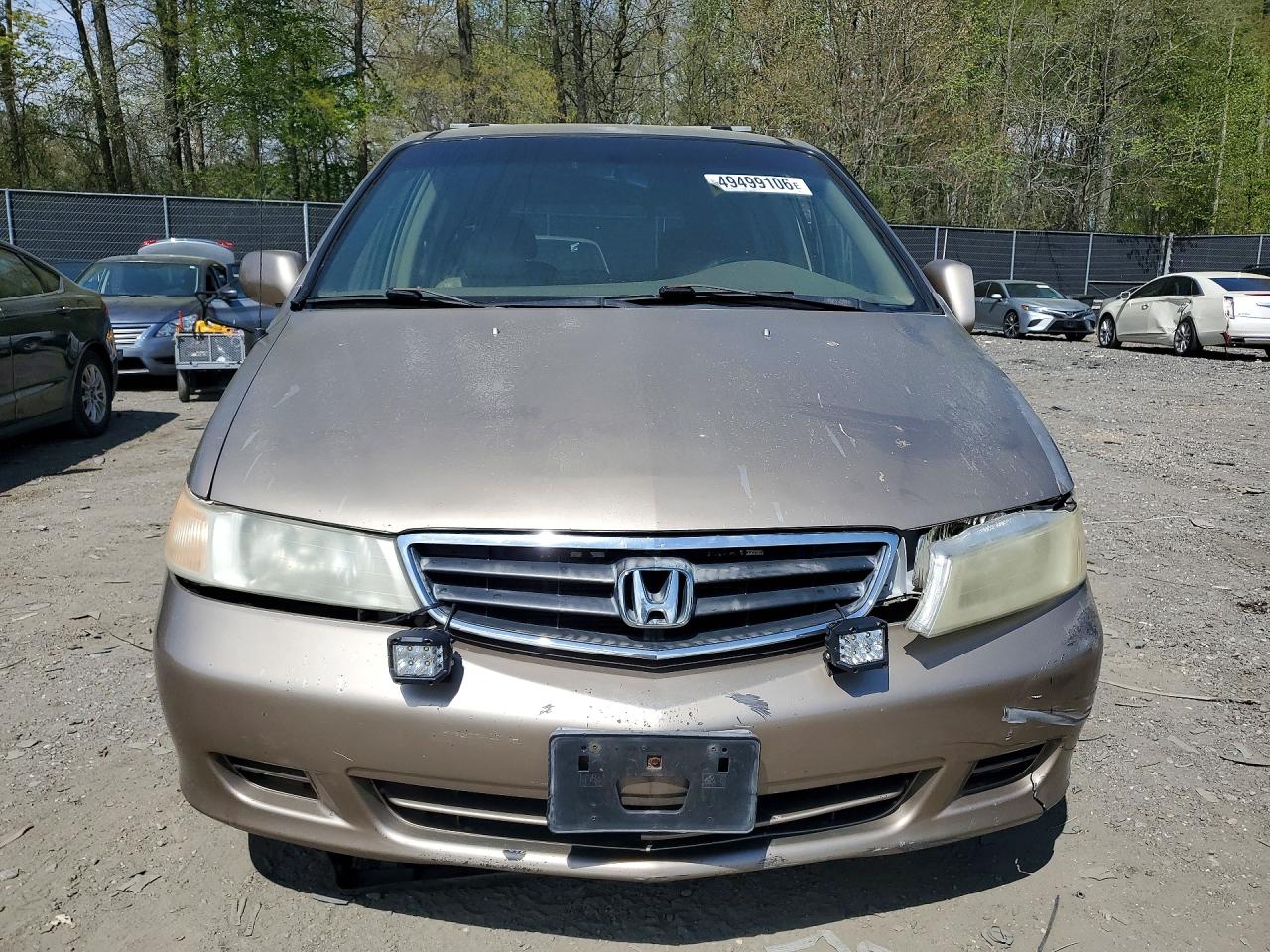 2004 Honda Odyssey Exl Gold vin: 5FNRL18994B090800