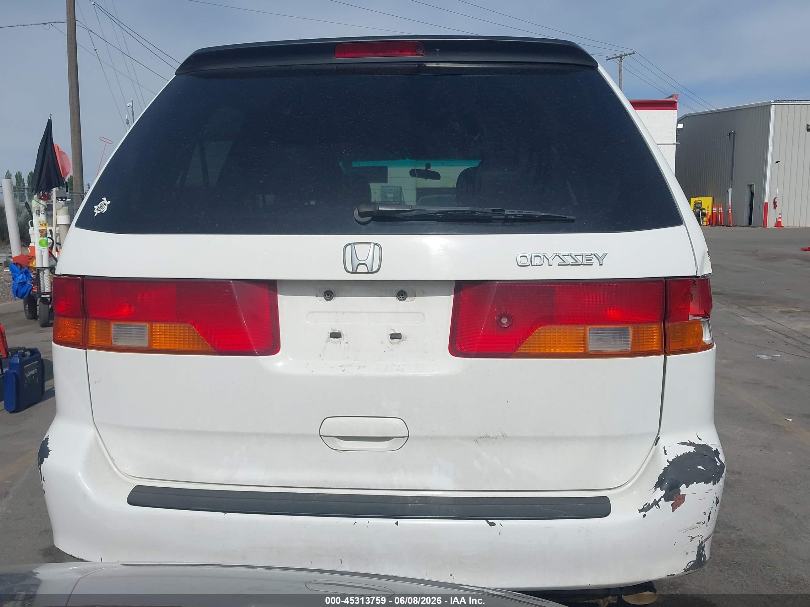 2004 Honda Odyssey Ex-l White vin: 5FNRL18994B092952