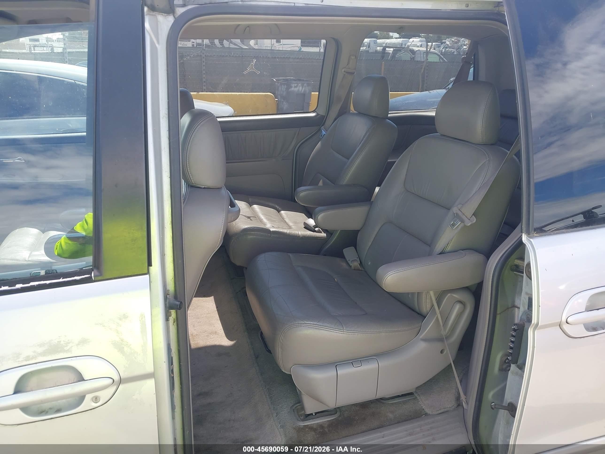 2003 Honda Odyssey Ex-l Gray vin: 5FNRL189X3B016316