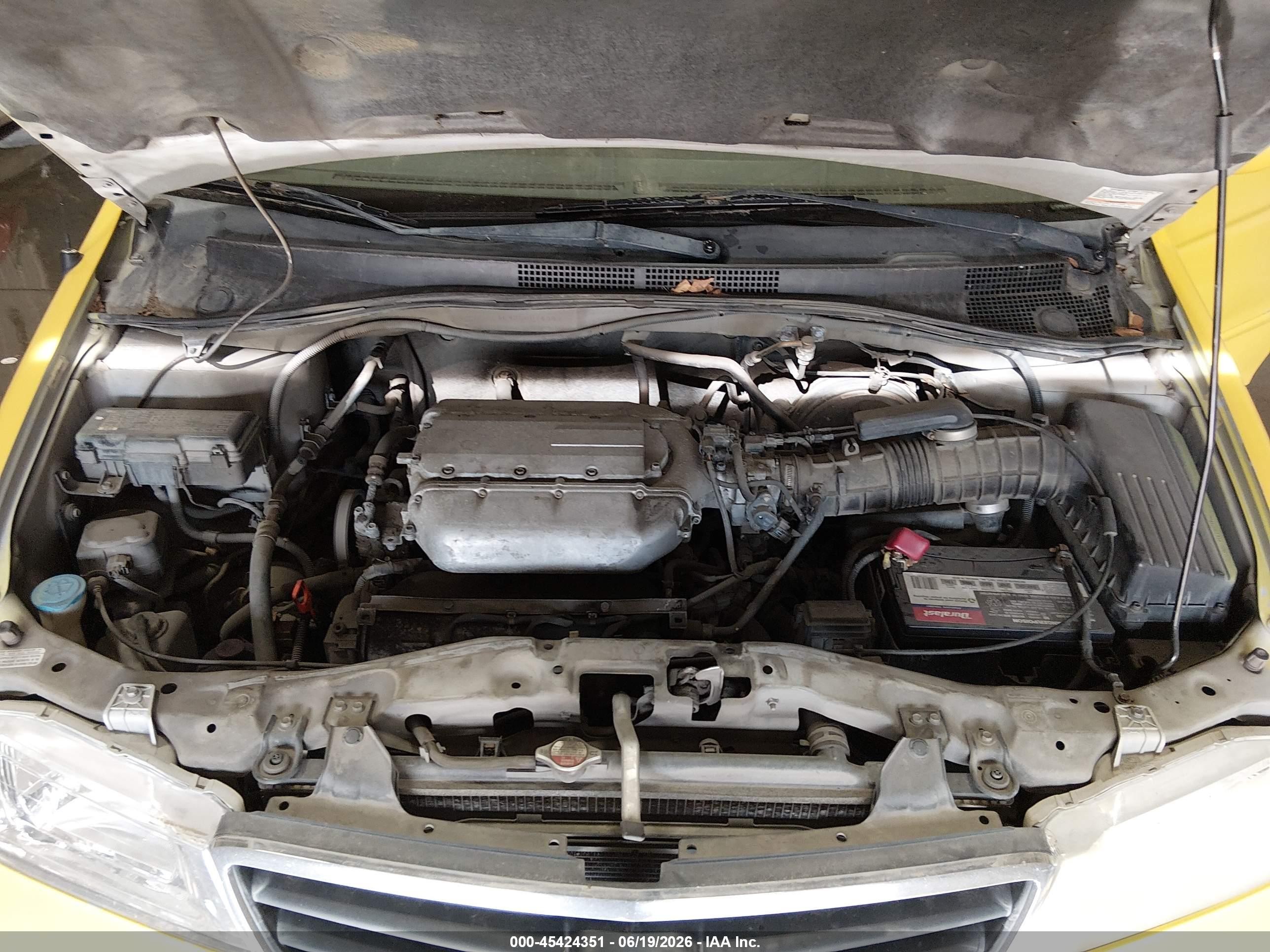 2003 Honda Odyssey Ex-l Yellow vin: 5FNRL189X3B074345