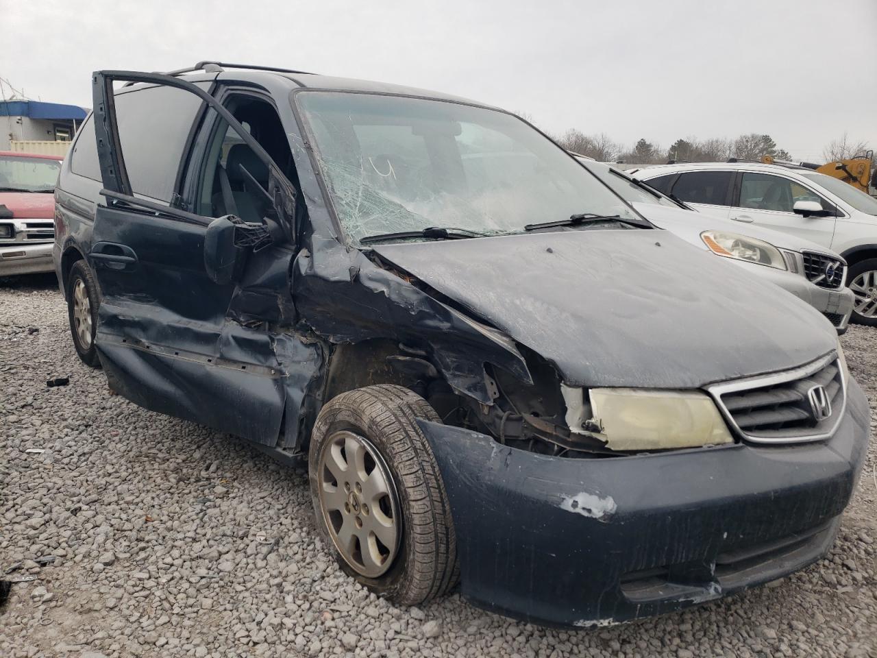 2004 Honda Odyssey Exl Charcoal vin: 5FNRL189X4B082785