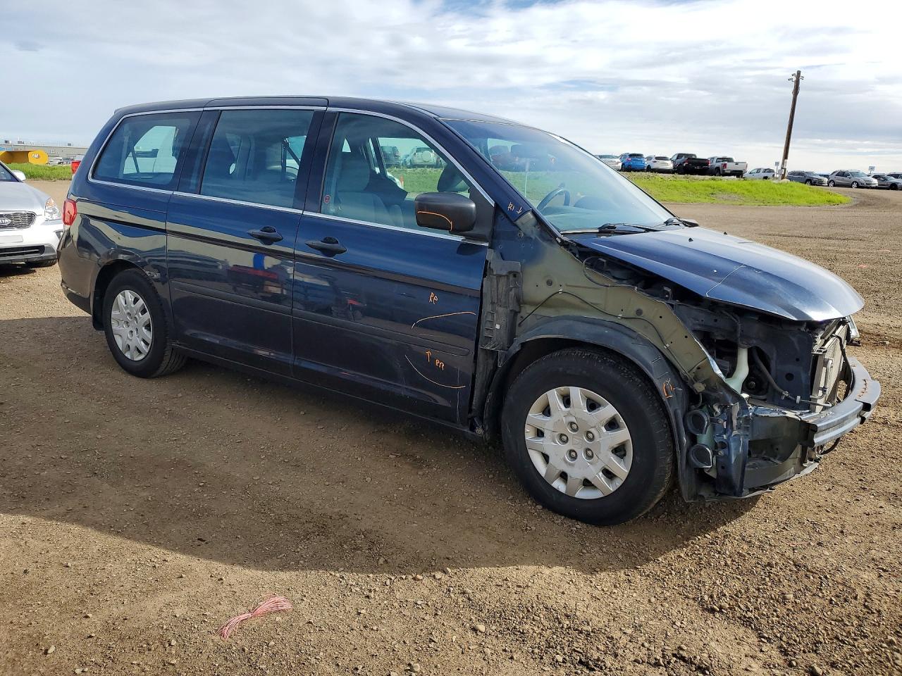 2009 Honda Odyssey Lx Blue vin: 5FNRL38199B502520