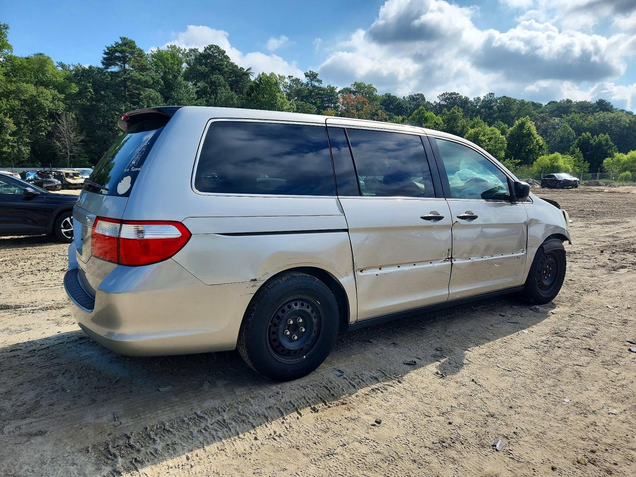 2007 Honda Odyssey Lx Silver vin: 5FNRL38207B023568