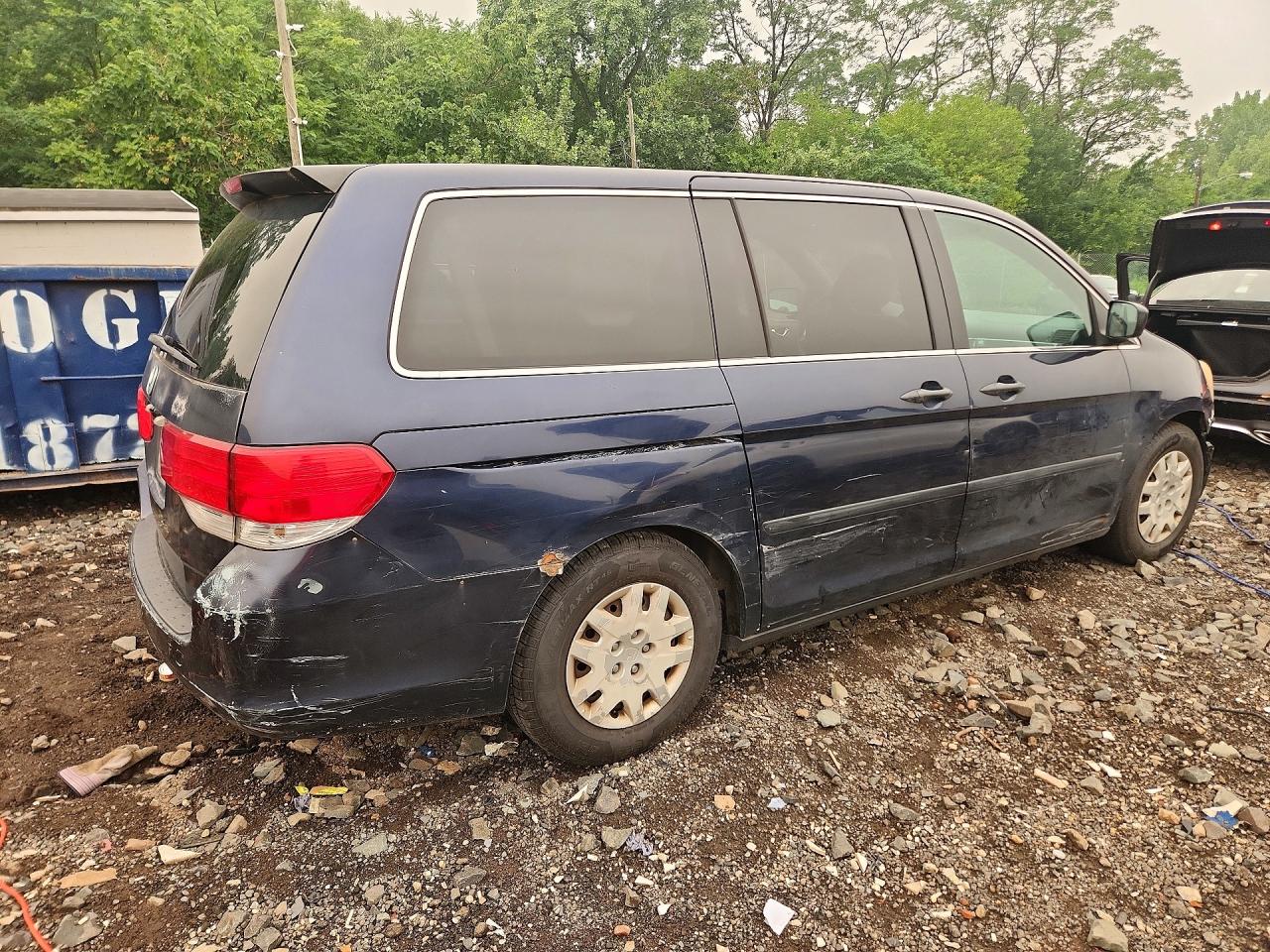 2008 Honda Odyssey Lx Blue vin: 5FNRL38208B049217