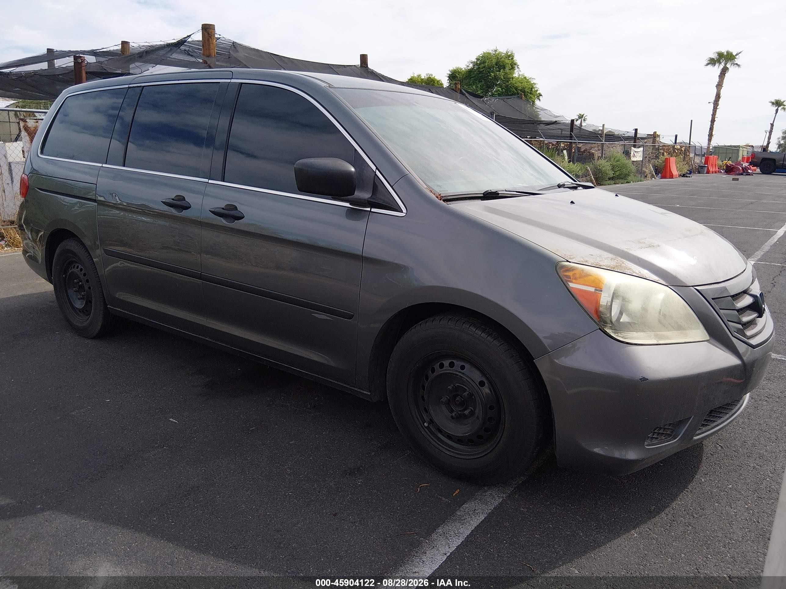 2008 Honda Odyssey Lx Gray vin: 5FNRL38208B091791