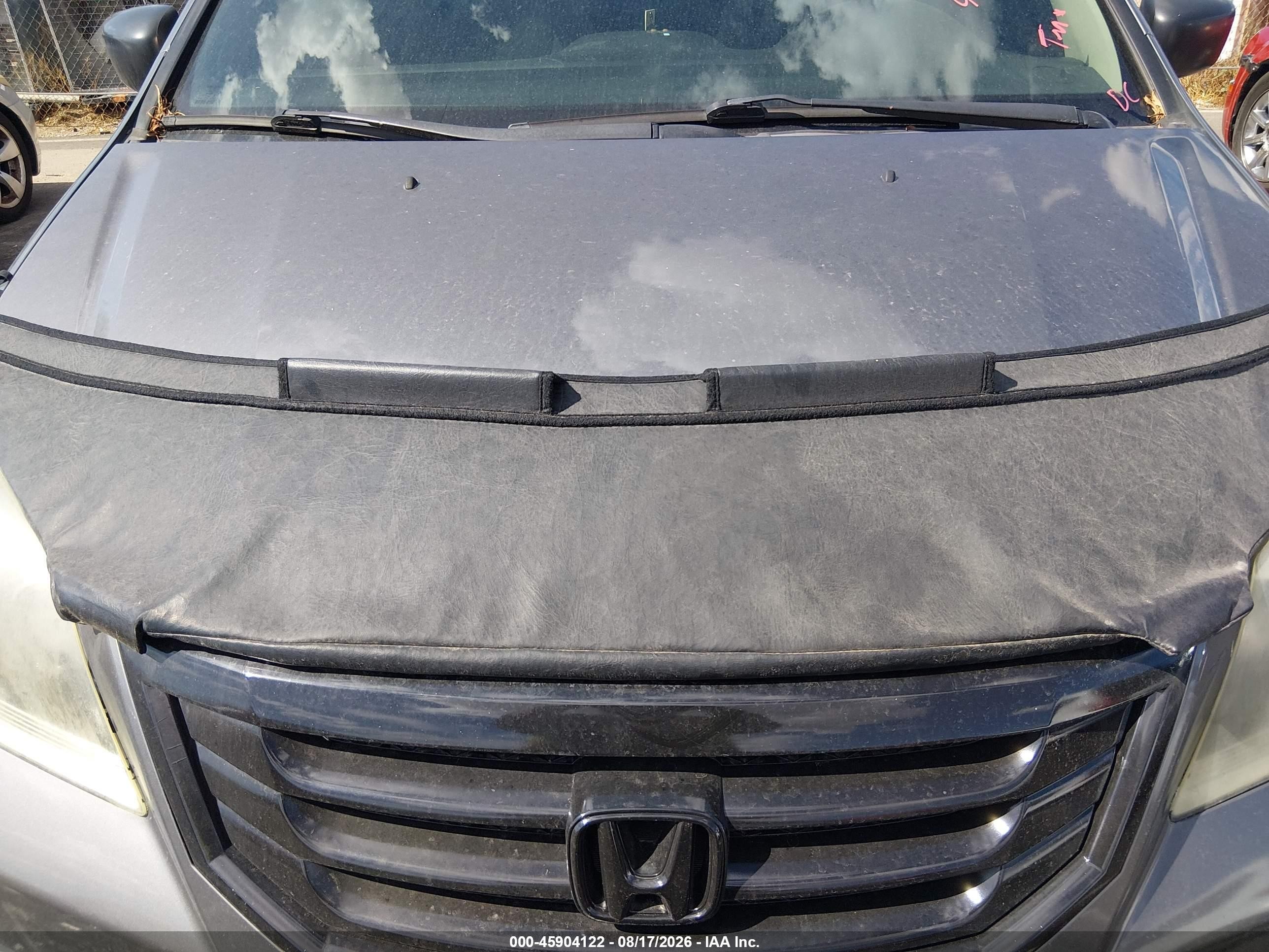 2008 Honda Odyssey Lx Gray vin: 5FNRL38208B091791