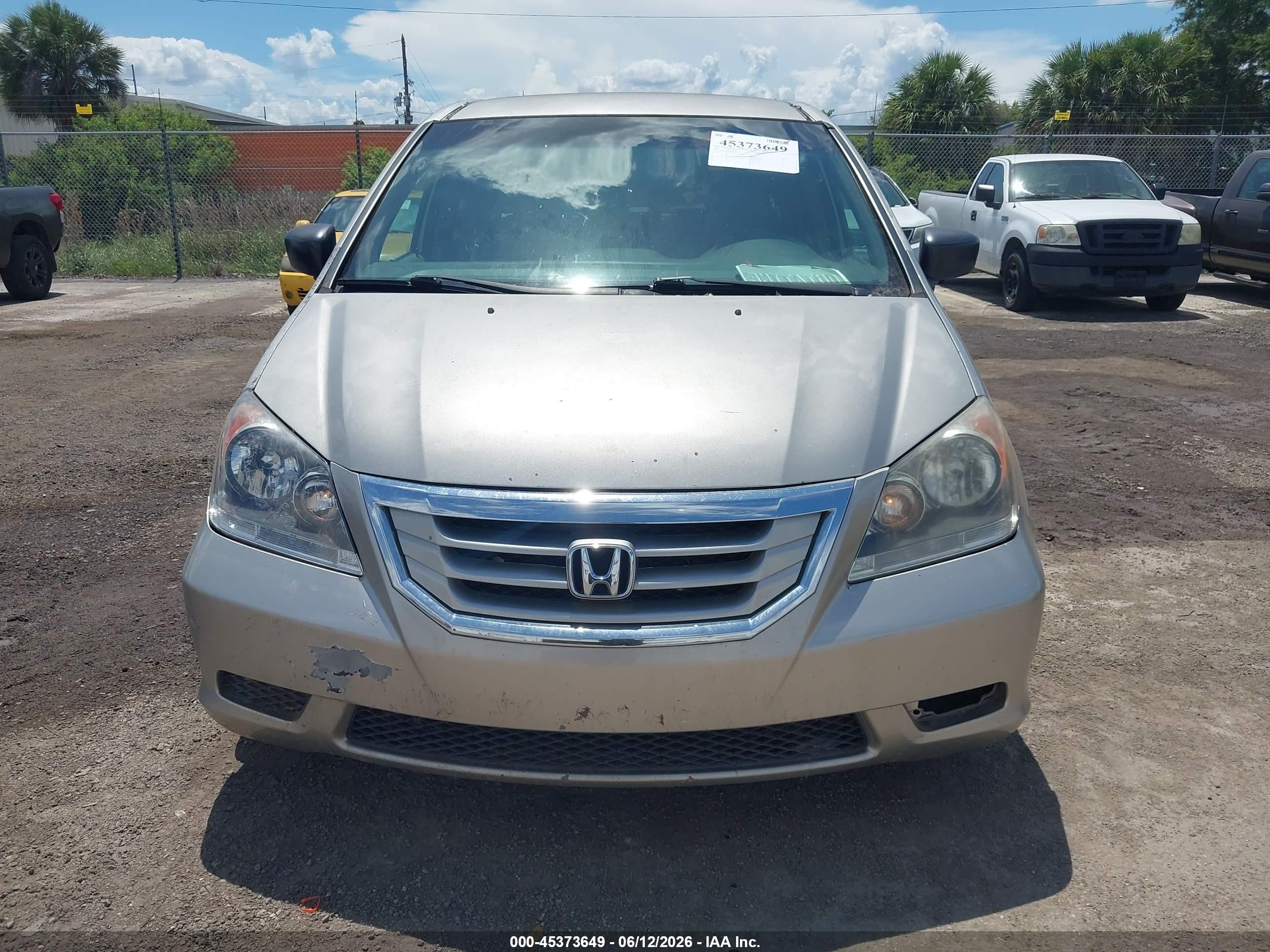 2008 Honda Odyssey Lx Серый vin: 5FNRL38208B099356