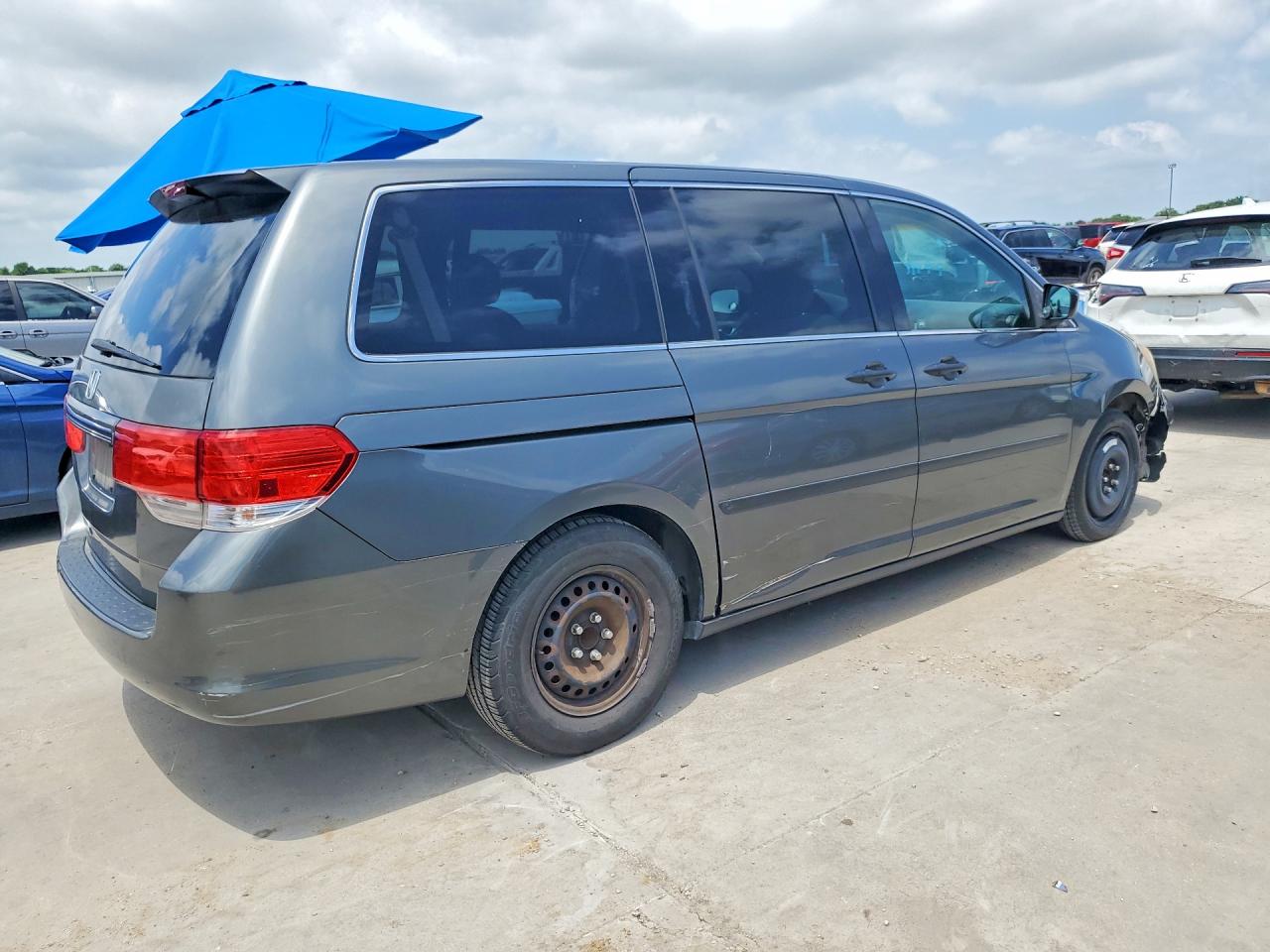 2008 Honda Odyssey Lx Gray vin: 5FNRL38218B041384