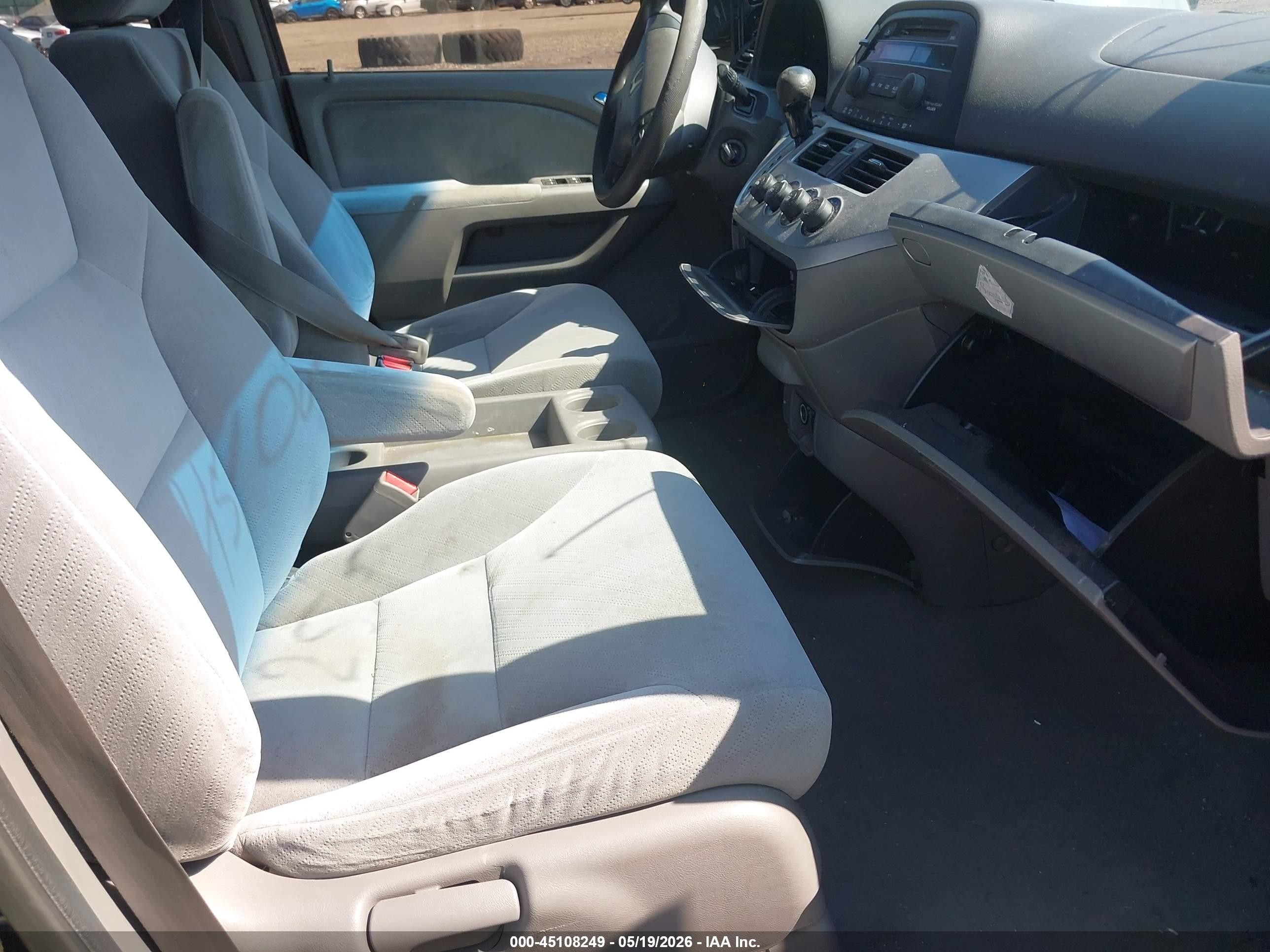2008 Honda Odyssey Lx Blue vin: 5FNRL38218B055575