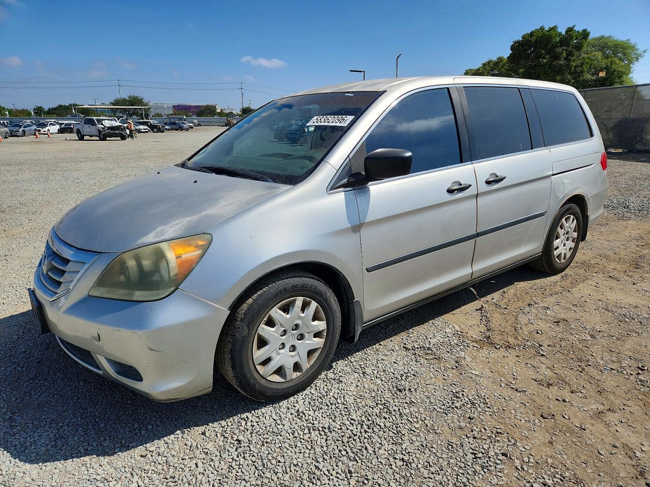 2008 Honda Odyssey Lx Silver vin: 5FNRL38218B072876
