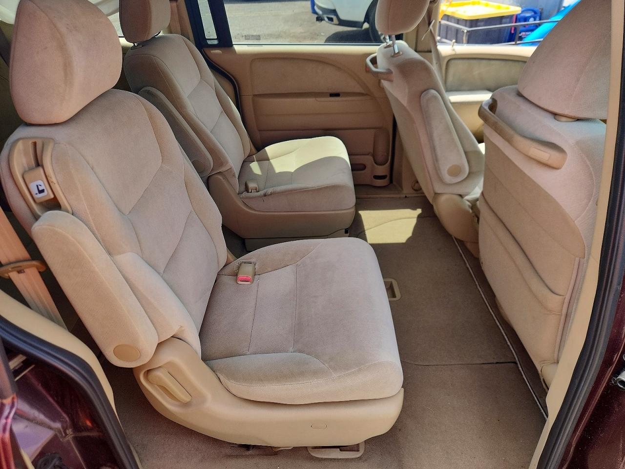 2009 Honda Odyssey Lx Maroon vin: 5FNRL38219B028930