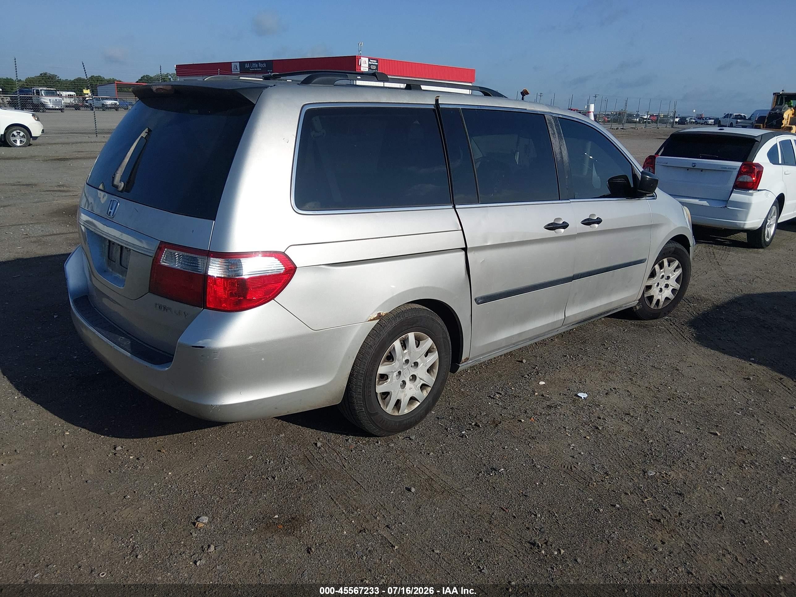 2005 Honda Odyssey Lx Beige vin: 5FNRL38225B057461
