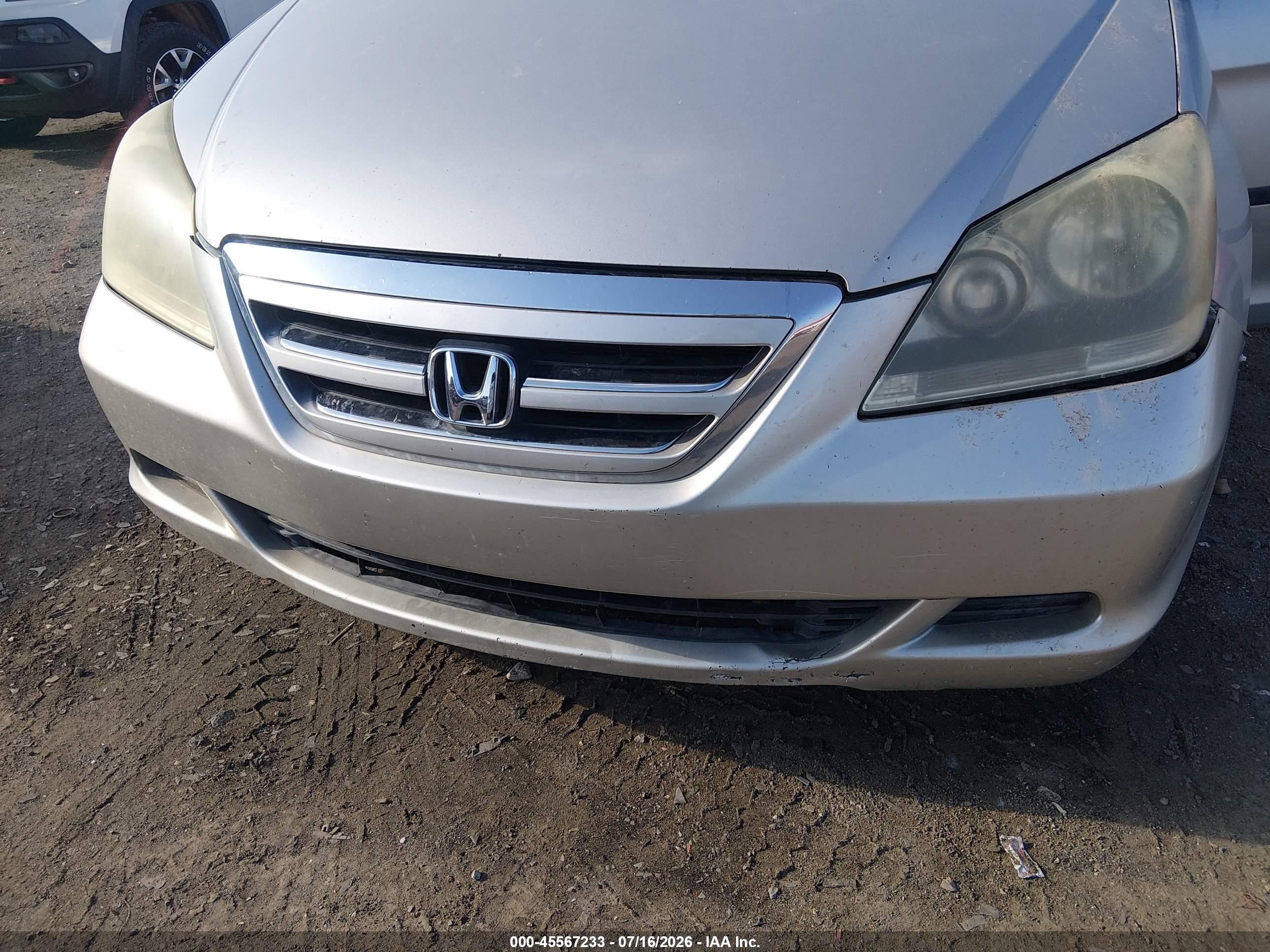2005 Honda Odyssey Lx Beige vin: 5FNRL38225B057461