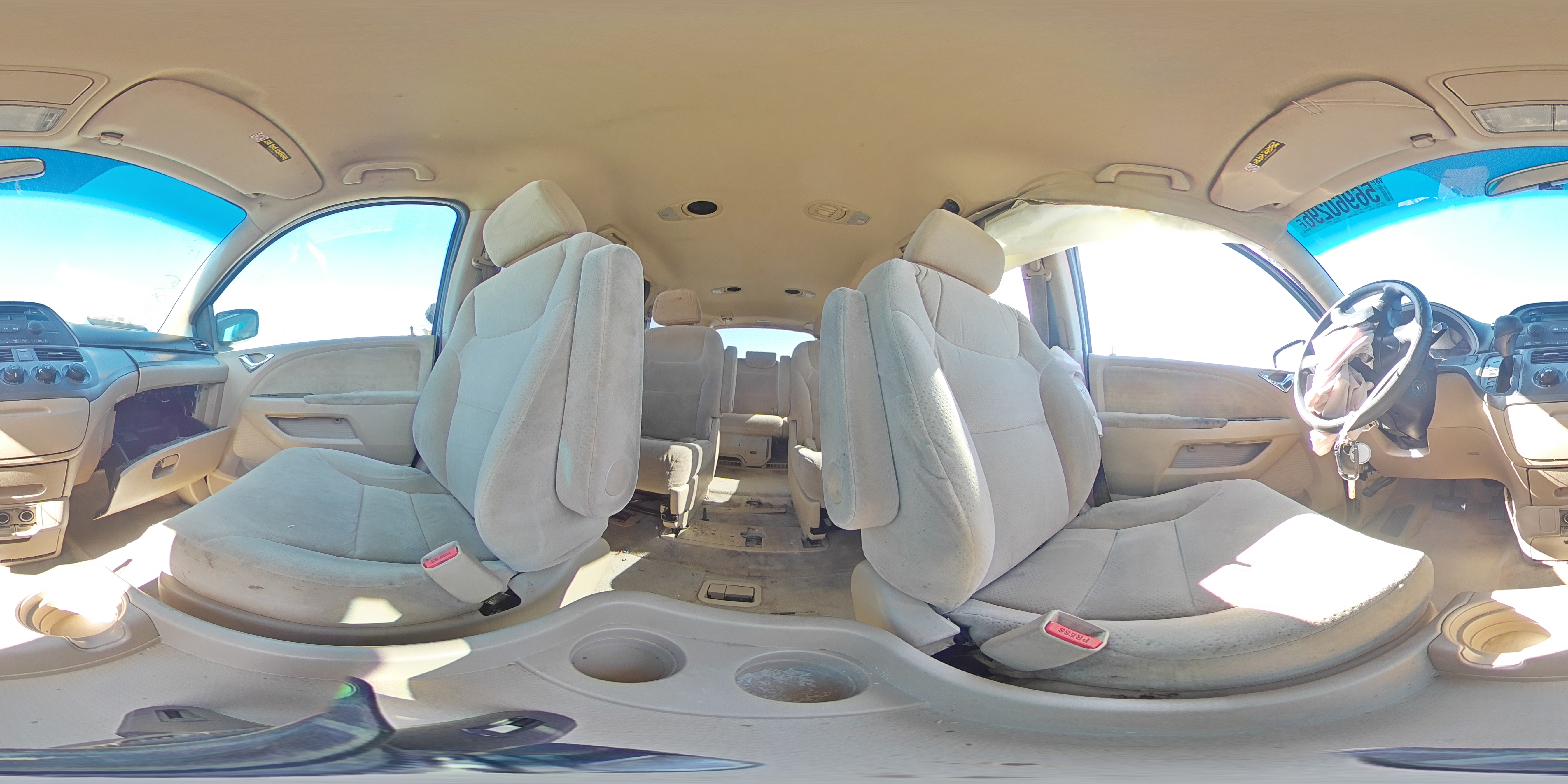 2006 Honda Odyssey Lx Серый vin: 5FNRL38226B002266