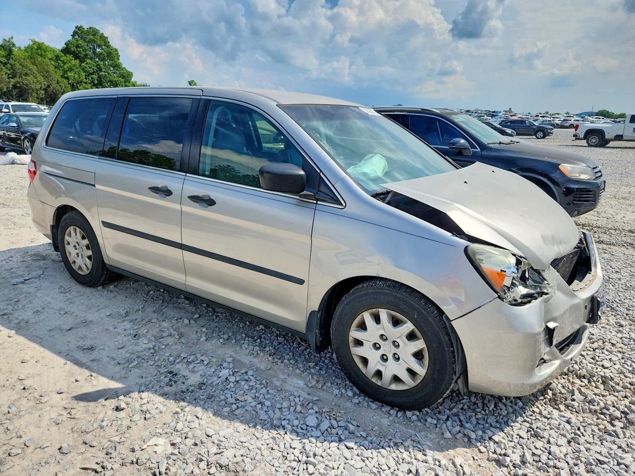 2006 Honda Odyssey Lx Silver vin: 5FNRL38226B123802