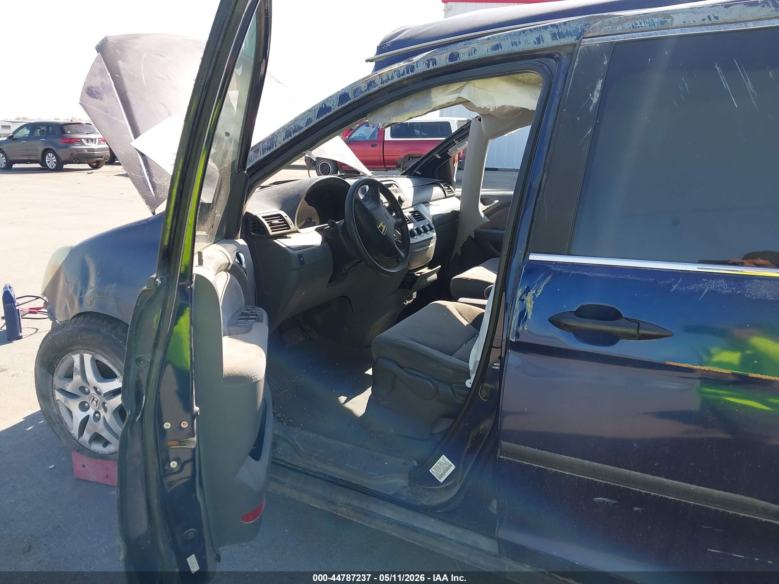 2007 Honda Odyssey Lx Blue vin: 5FNRL38227B006416