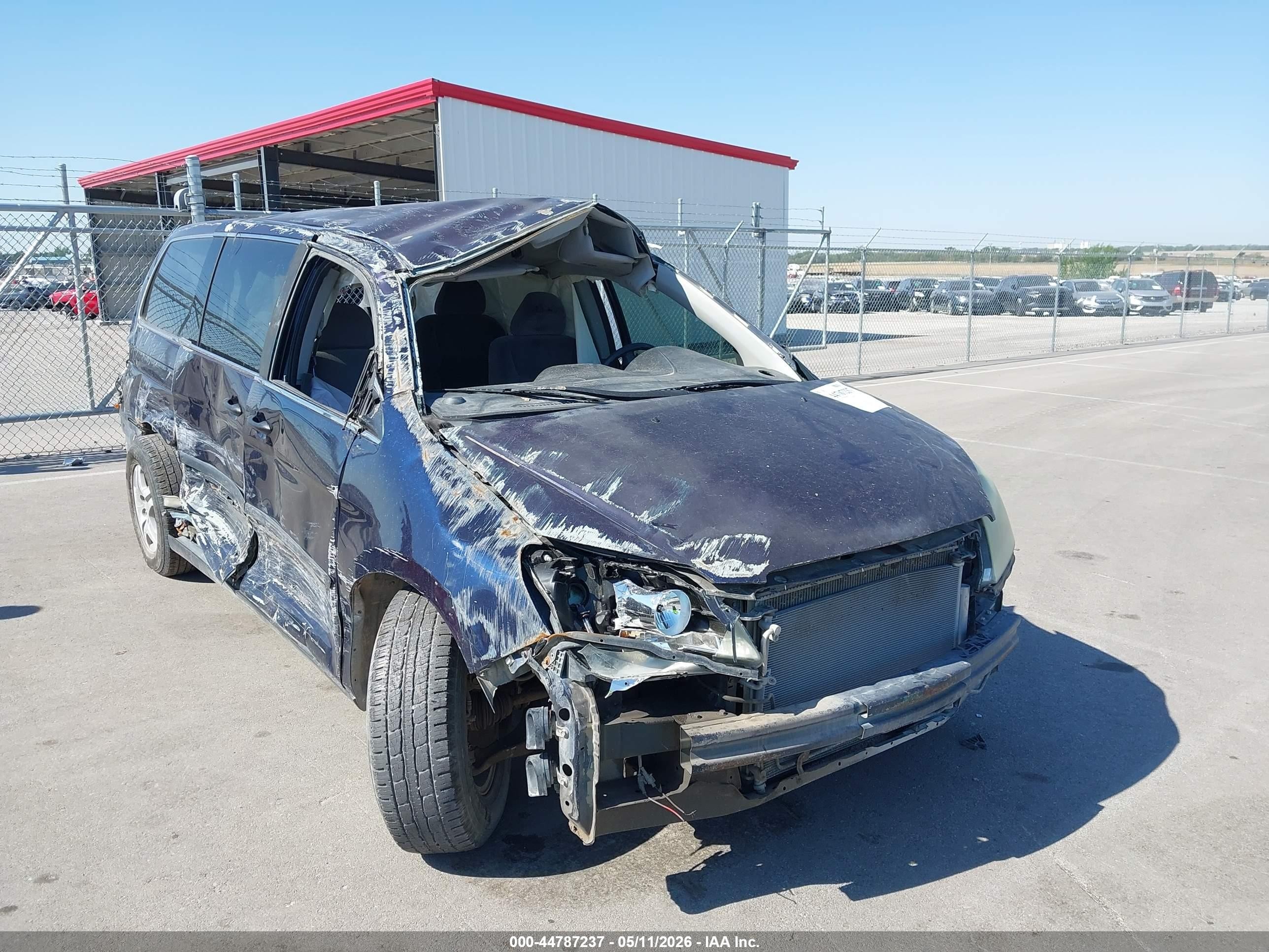 2007 Honda Odyssey Lx Blue vin: 5FNRL38227B006416