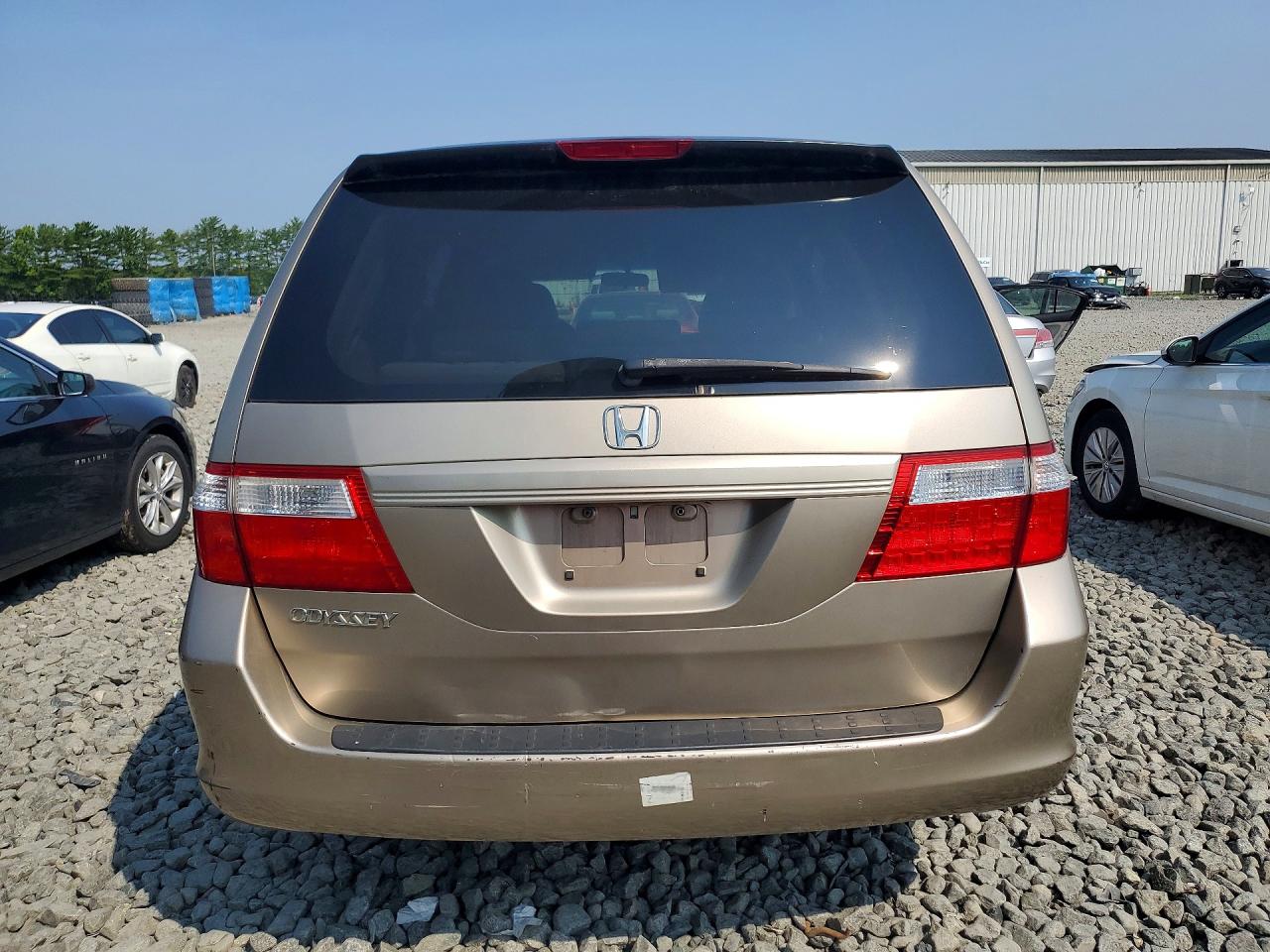2007 Honda Odyssey Lx Tan vin: 5FNRL38227B020106