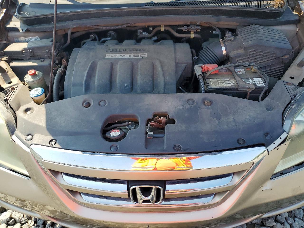 2007 Honda Odyssey Lx Tan vin: 5FNRL38227B020106