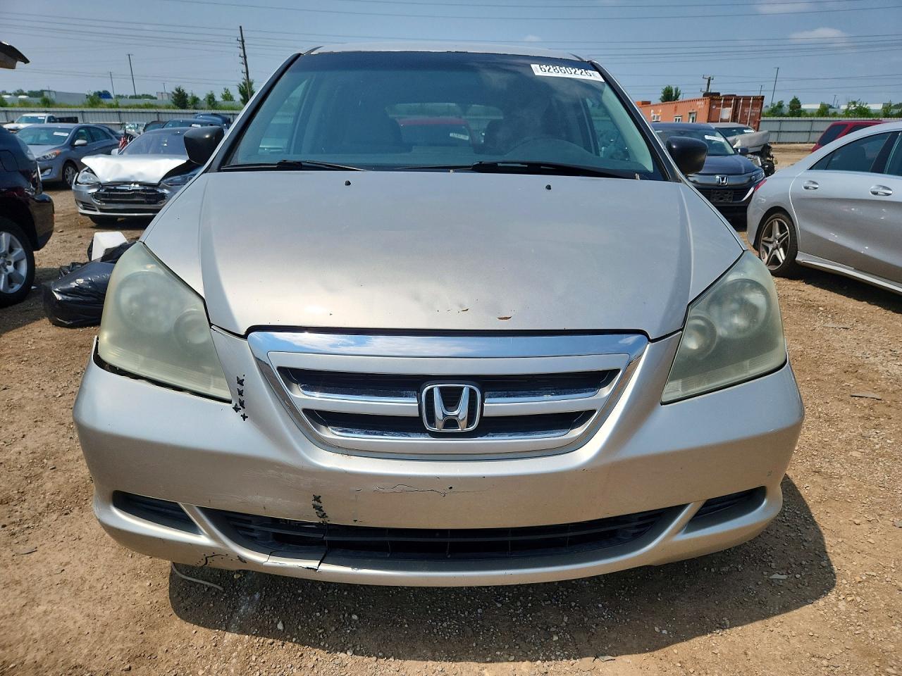 2007 Honda Odyssey Lx Beige vin: 5FNRL38227B110145