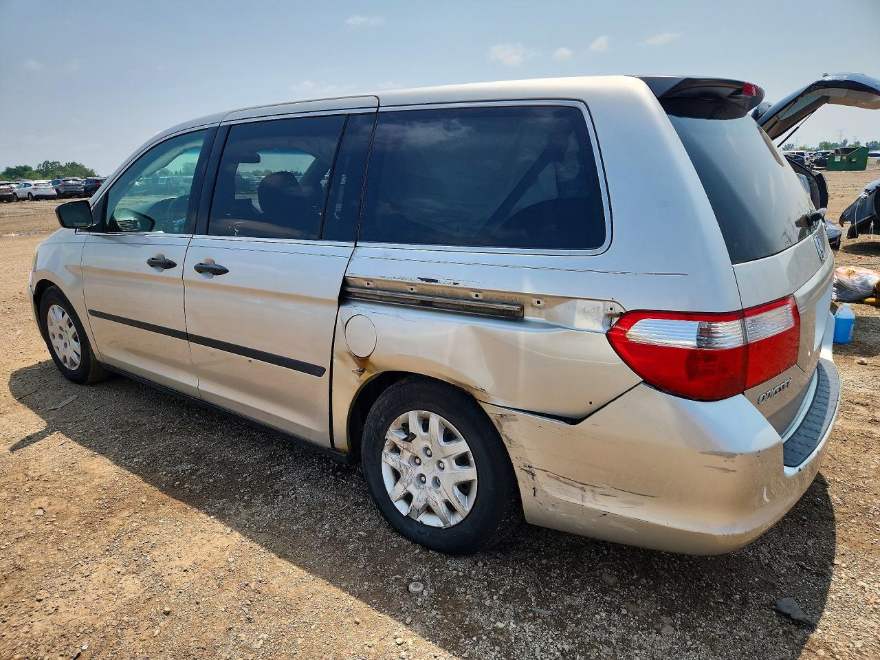 2007 Honda Odyssey Lx Beige vin: 5FNRL38227B110145