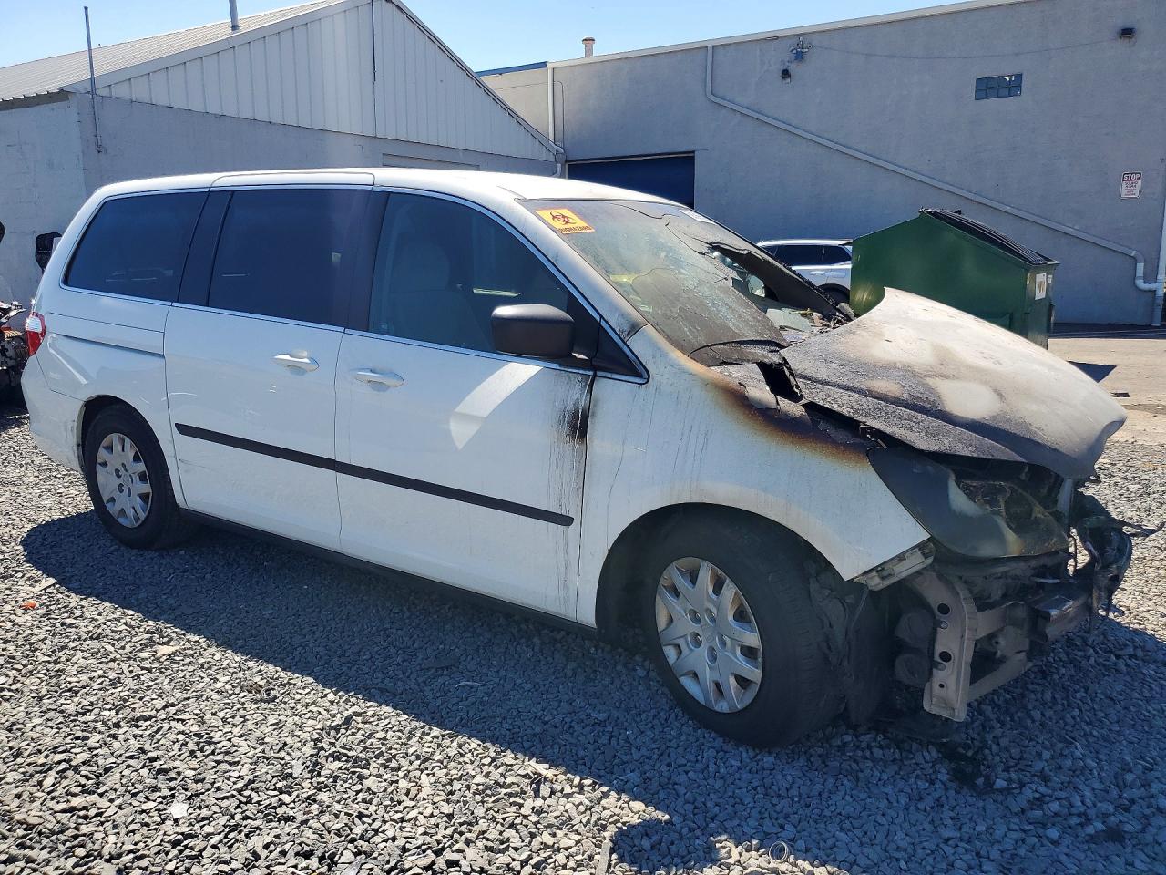 2006 Honda Odyssey Lx White vin: 5FNRL38236B097775