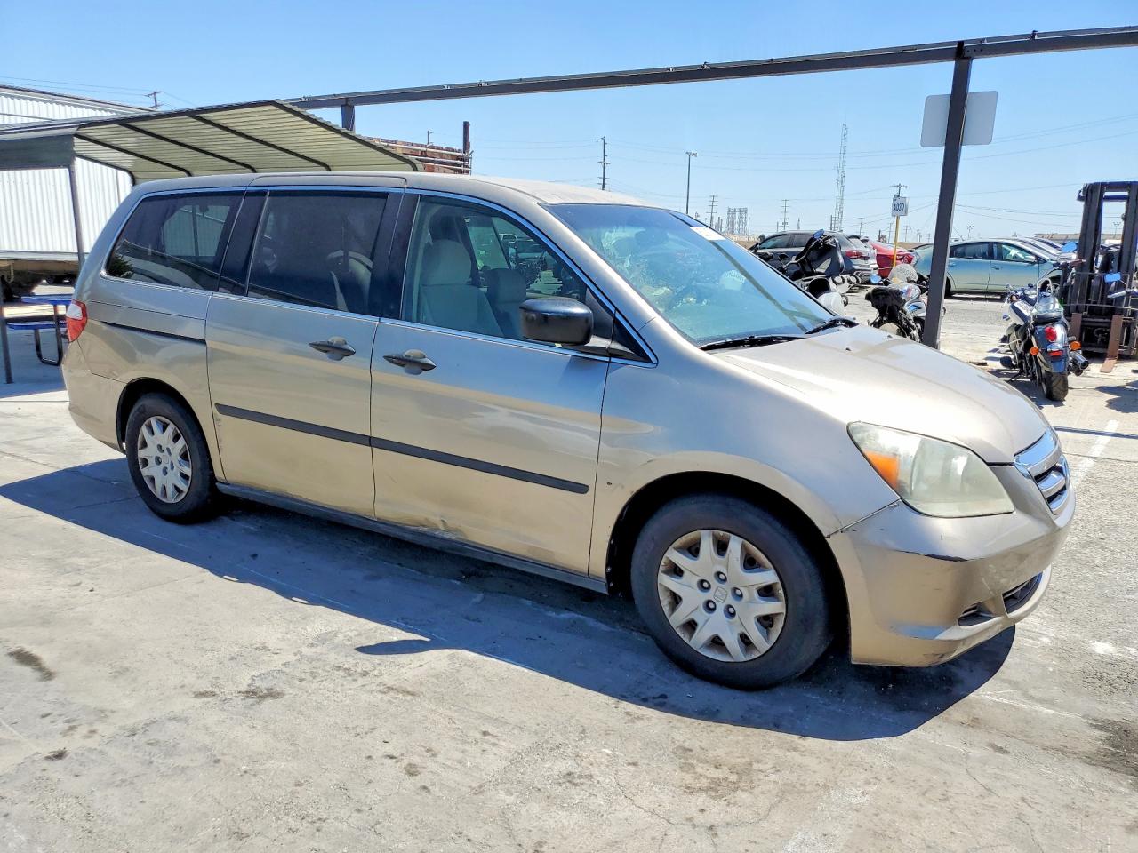 2007 Honda Odyssey Lx Gold vin: 5FNRL38237B058816
