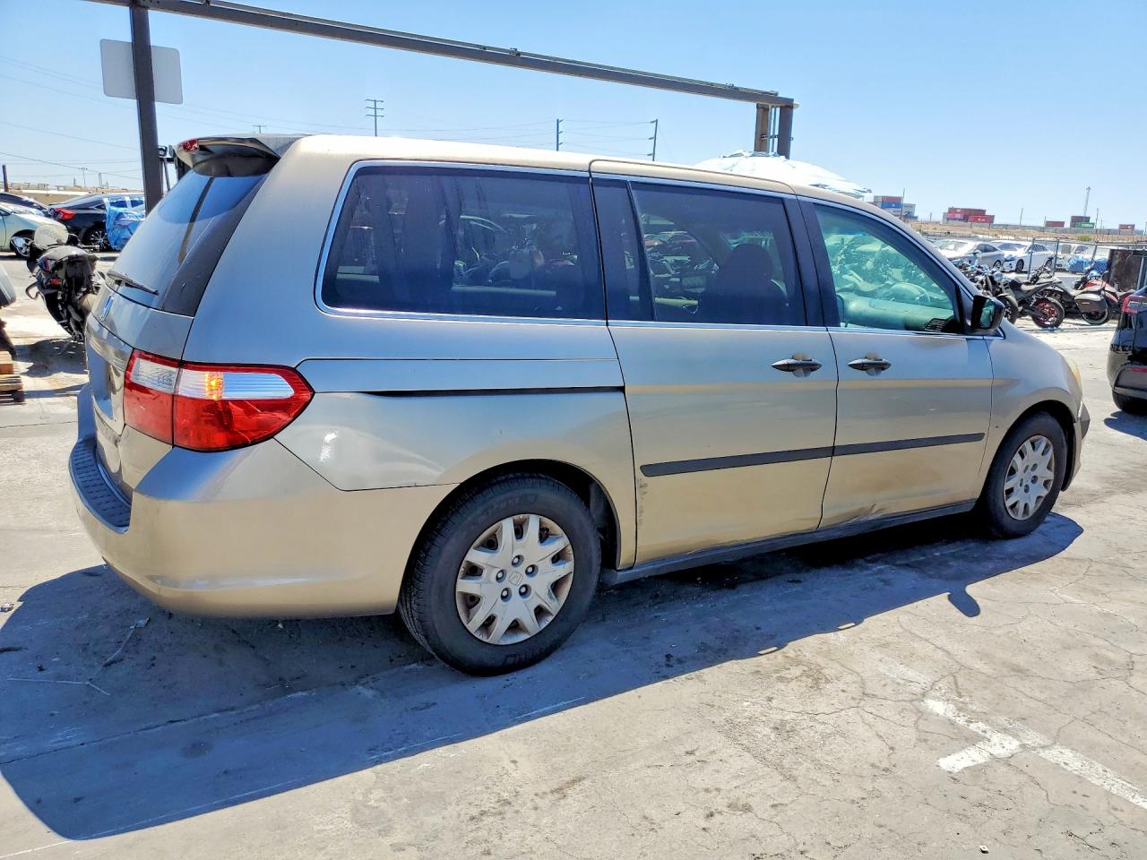 2007 Honda Odyssey Lx Gold vin: 5FNRL38237B058816