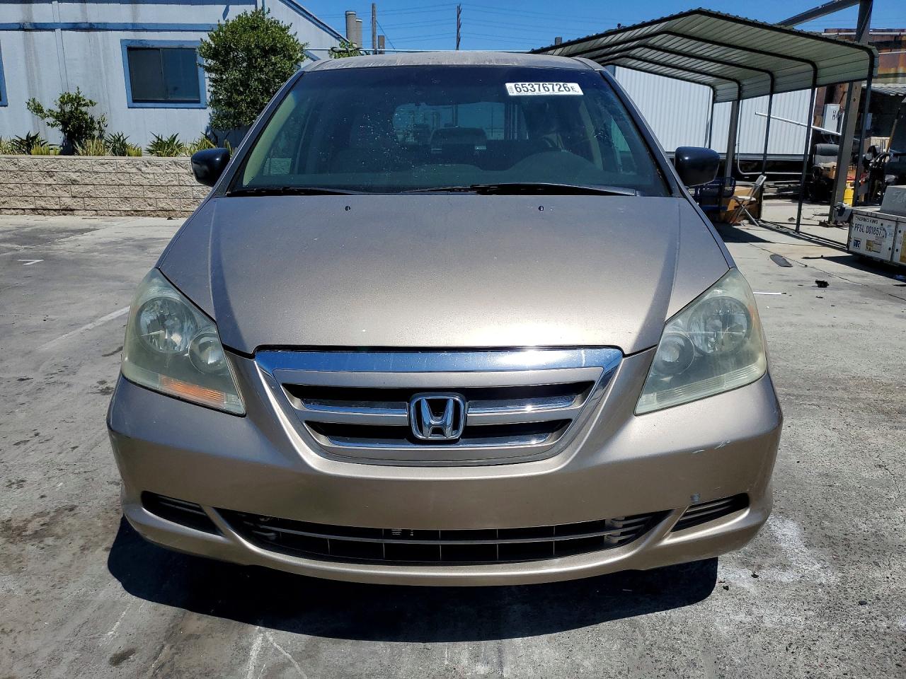 2007 Honda Odyssey Lx Gold vin: 5FNRL38237B058816