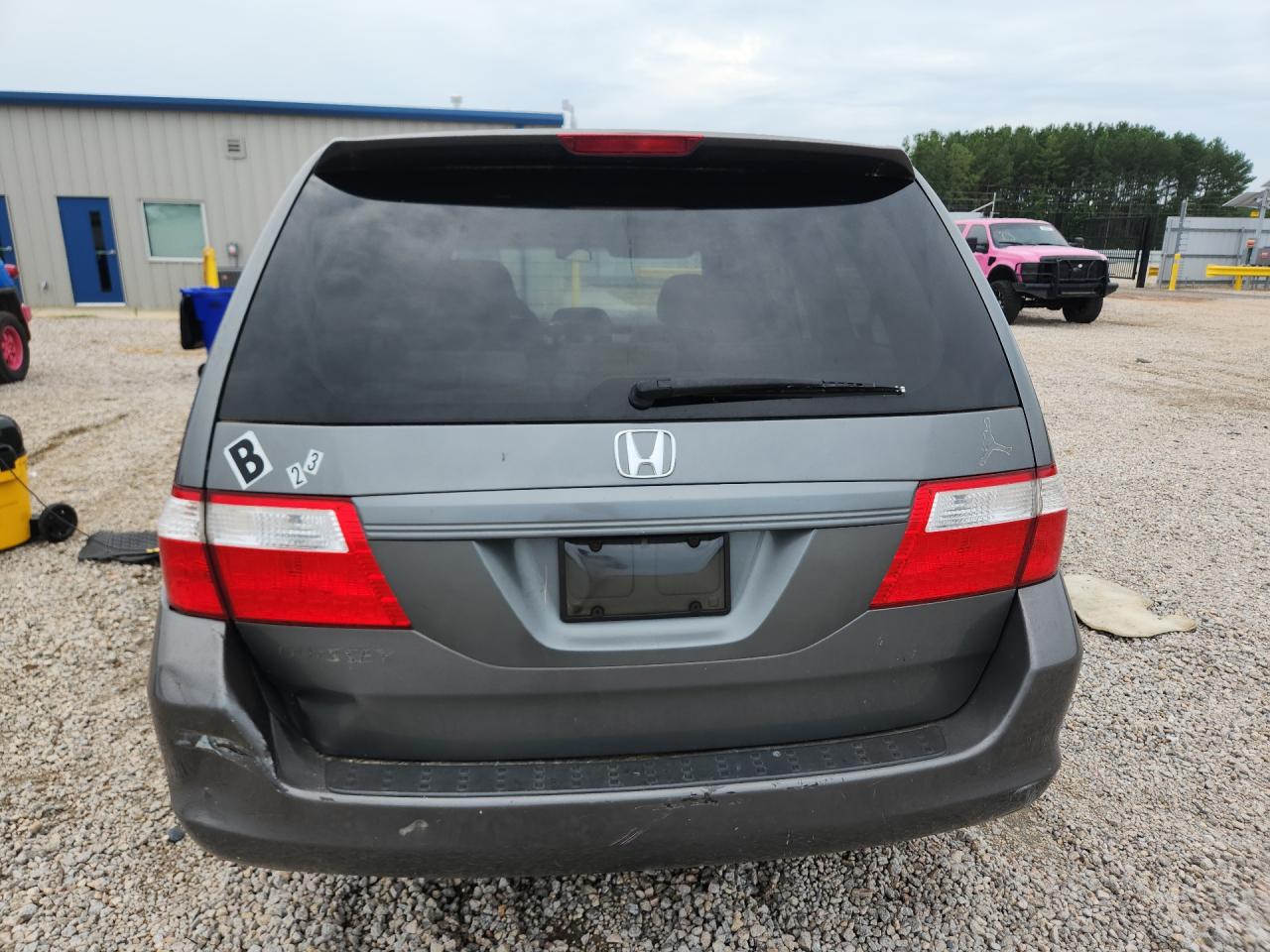 2007 Honda Odyssey Lx Серый vin: 5FNRL38237B077012