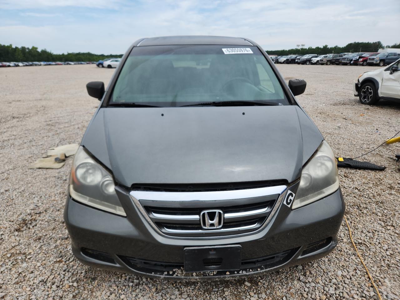 2007 Honda Odyssey Lx Серый vin: 5FNRL38237B077012