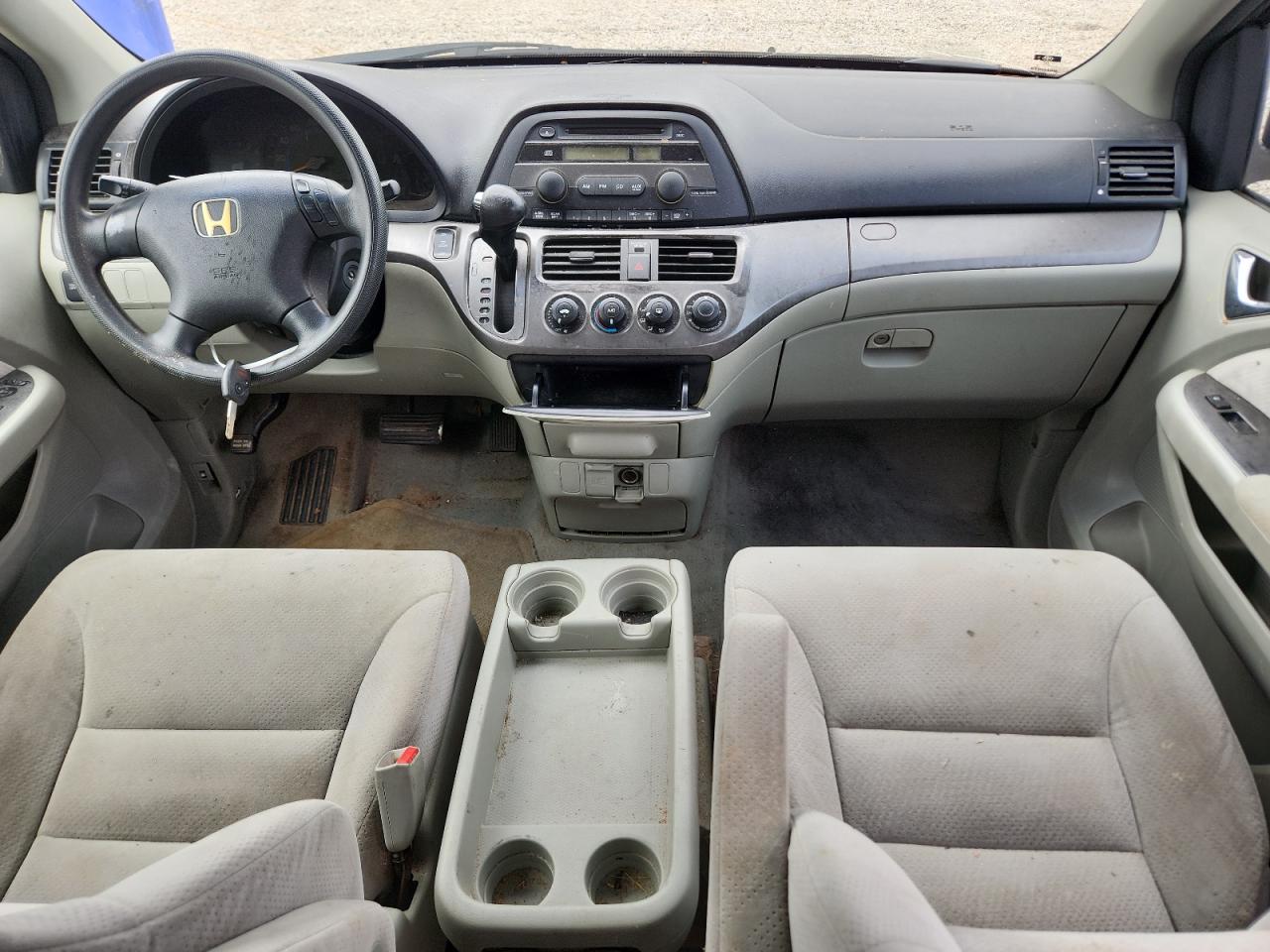 2007 Honda Odyssey Lx Серый vin: 5FNRL38237B077012