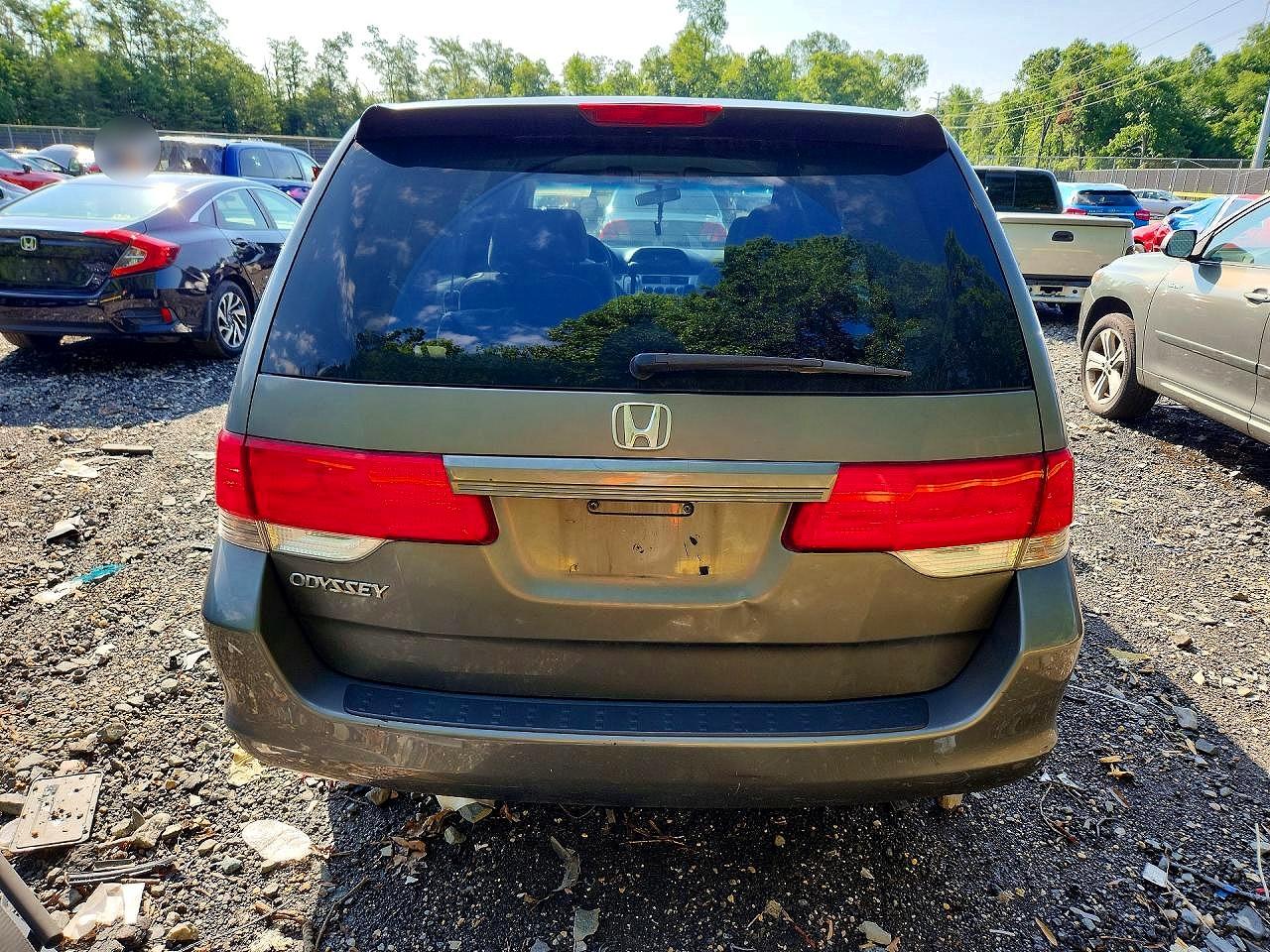 2008 Honda Odyssey Lx Gray vin: 5FNRL38238B002084
