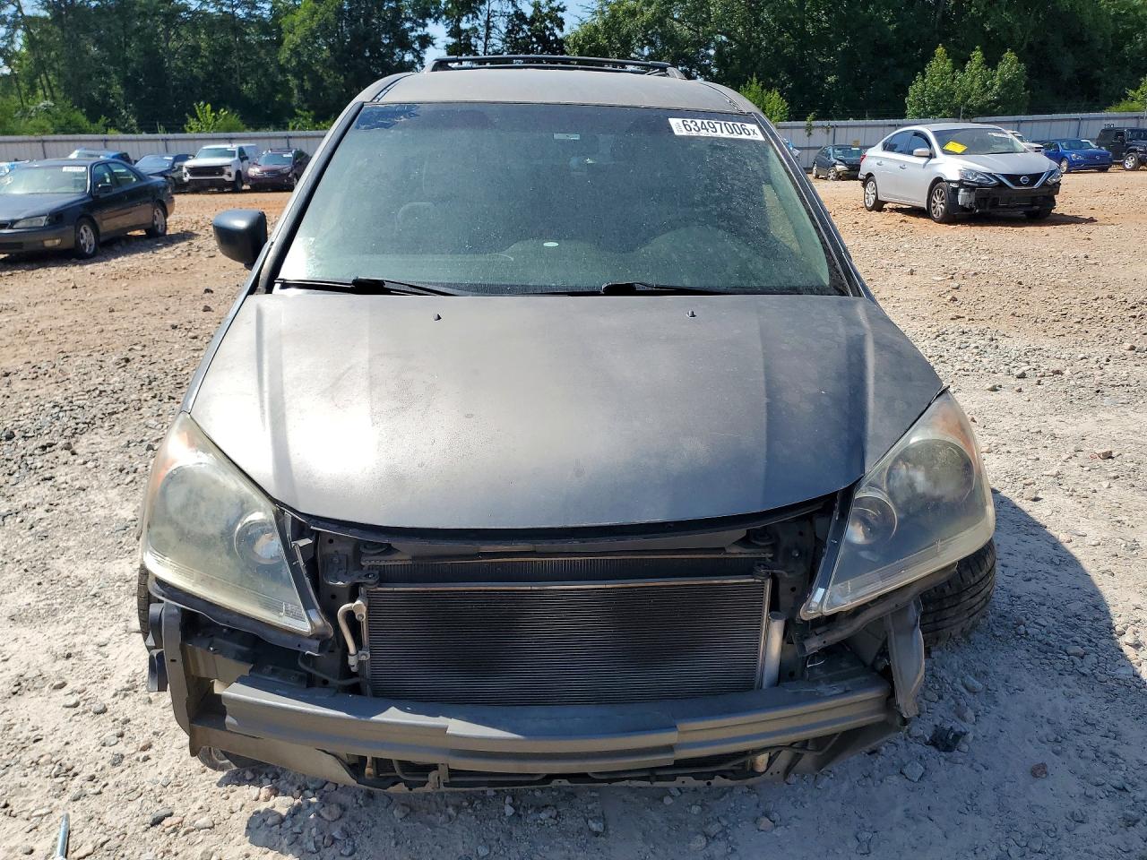 2009 Honda Odyssey Lx Gray vin: 5FNRL38239B021297