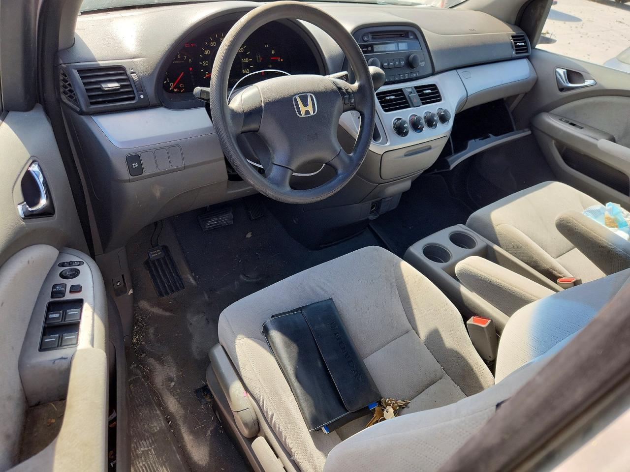 2009 Honda Odyssey Lx Silver vin: 5FNRL38239B054350