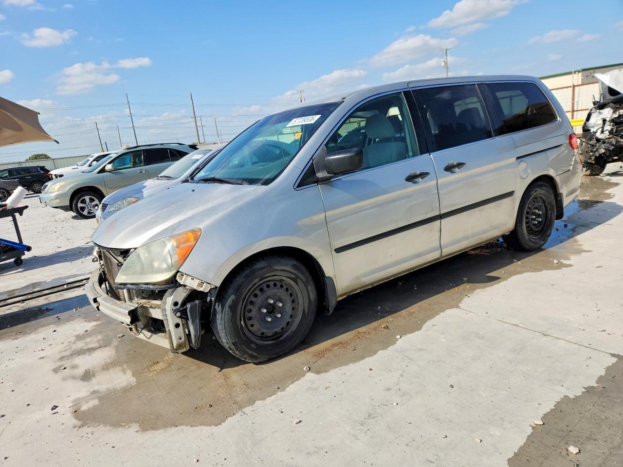 2009 Honda Odyssey Lx Silver vin: 5FNRL38239B054350