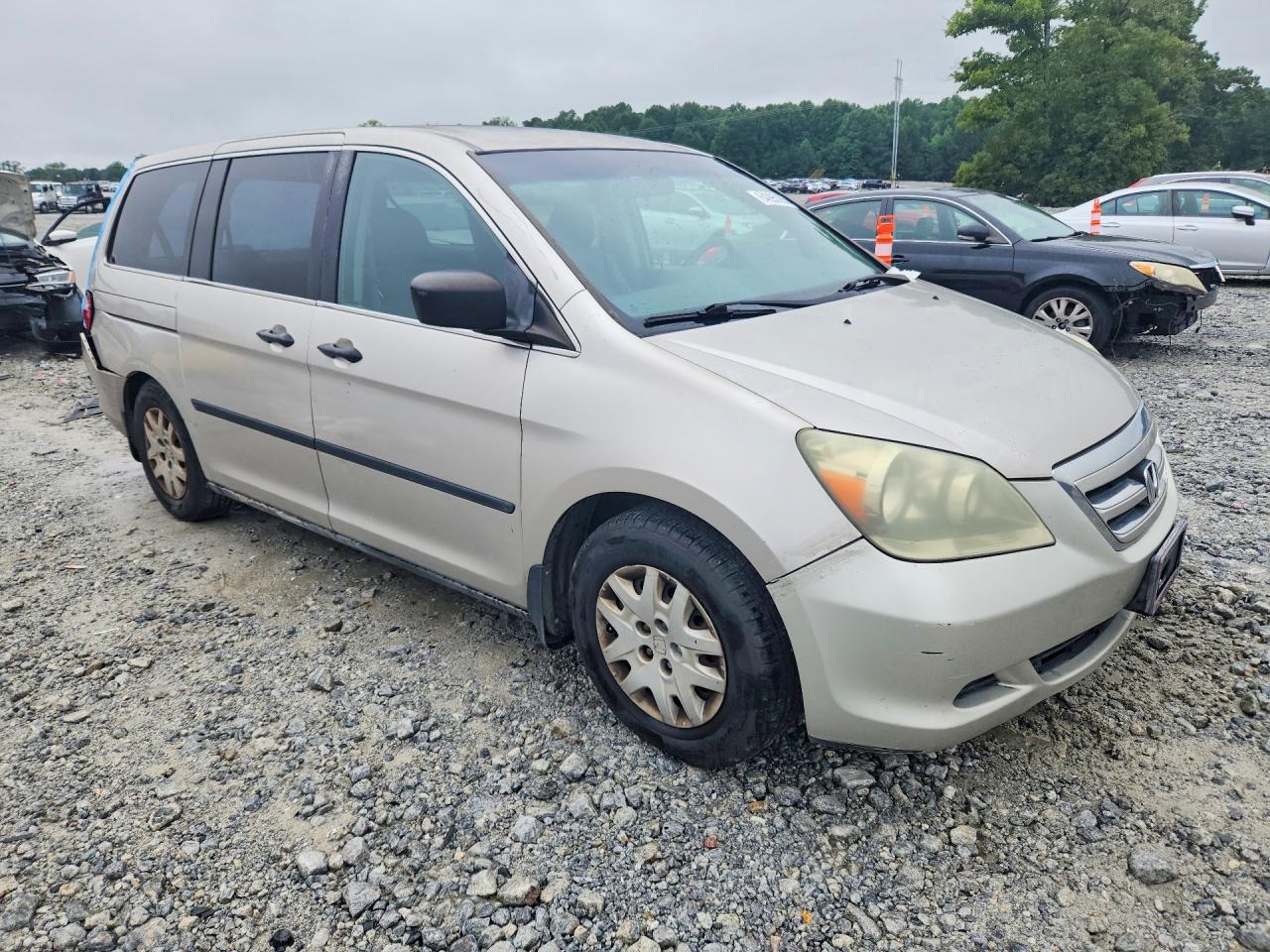 2006 Honda Odyssey Lx Gray vin: 5FNRL38246B053560