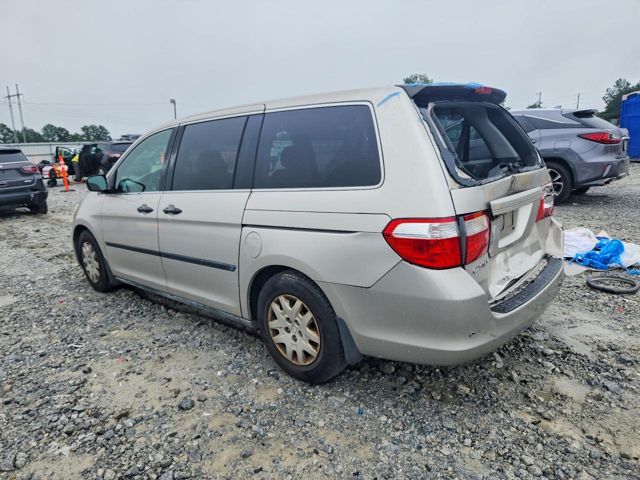 2006 Honda Odyssey Lx Gray vin: 5FNRL38246B053560