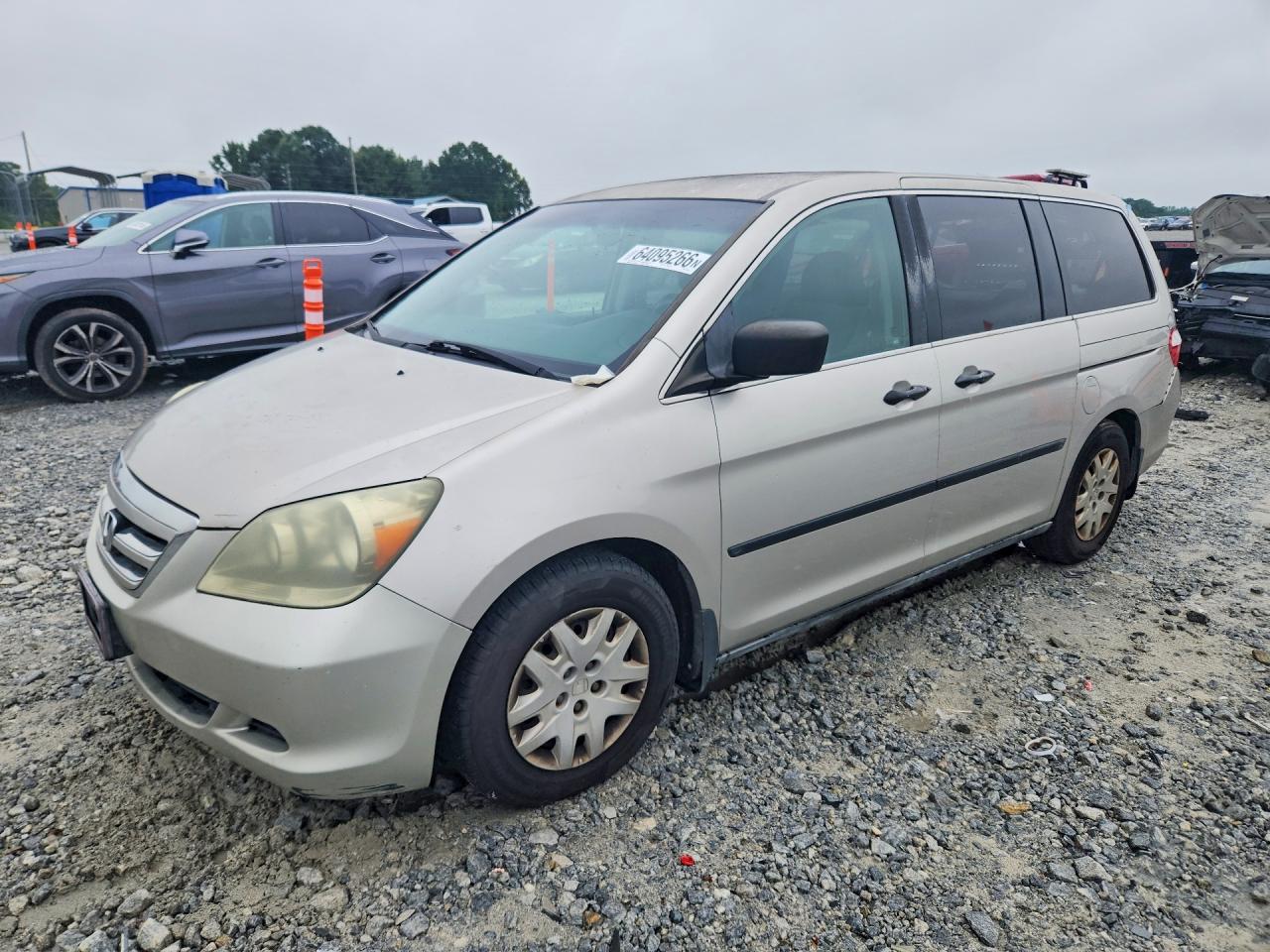 2006 Honda Odyssey Lx Gray vin: 5FNRL38246B053560