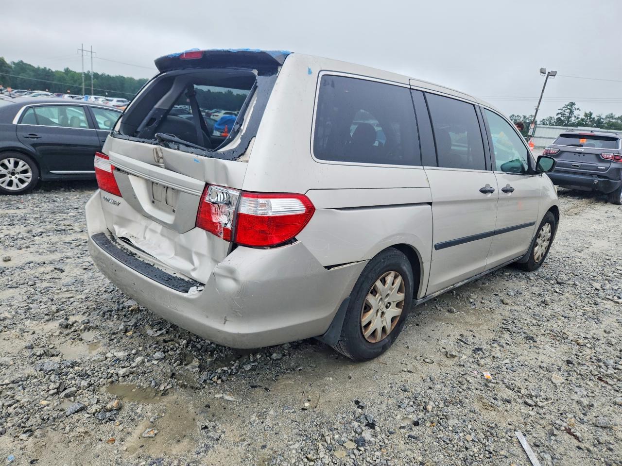 2006 Honda Odyssey Lx Gray vin: 5FNRL38246B053560