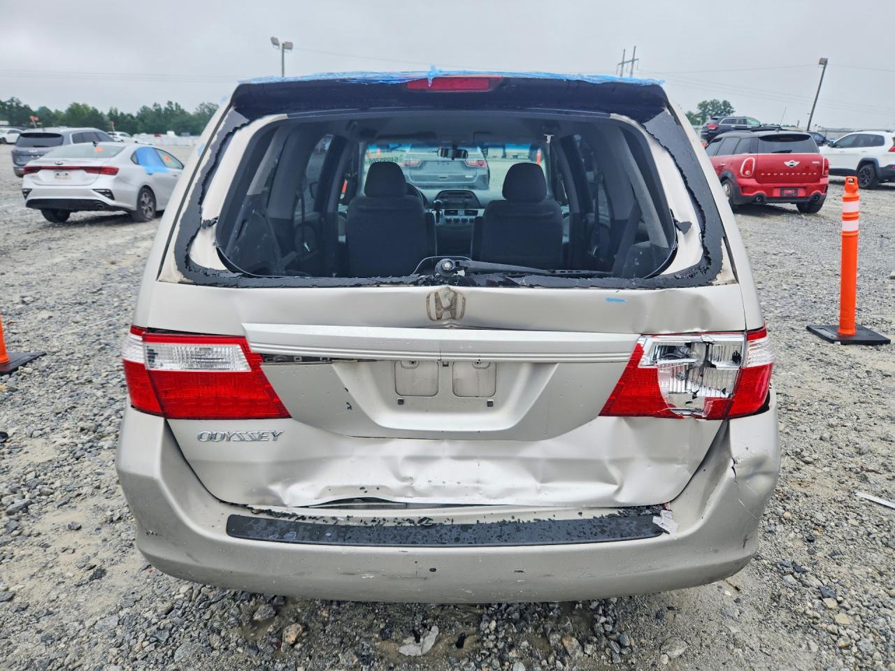 2006 Honda Odyssey Lx Gray vin: 5FNRL38246B053560