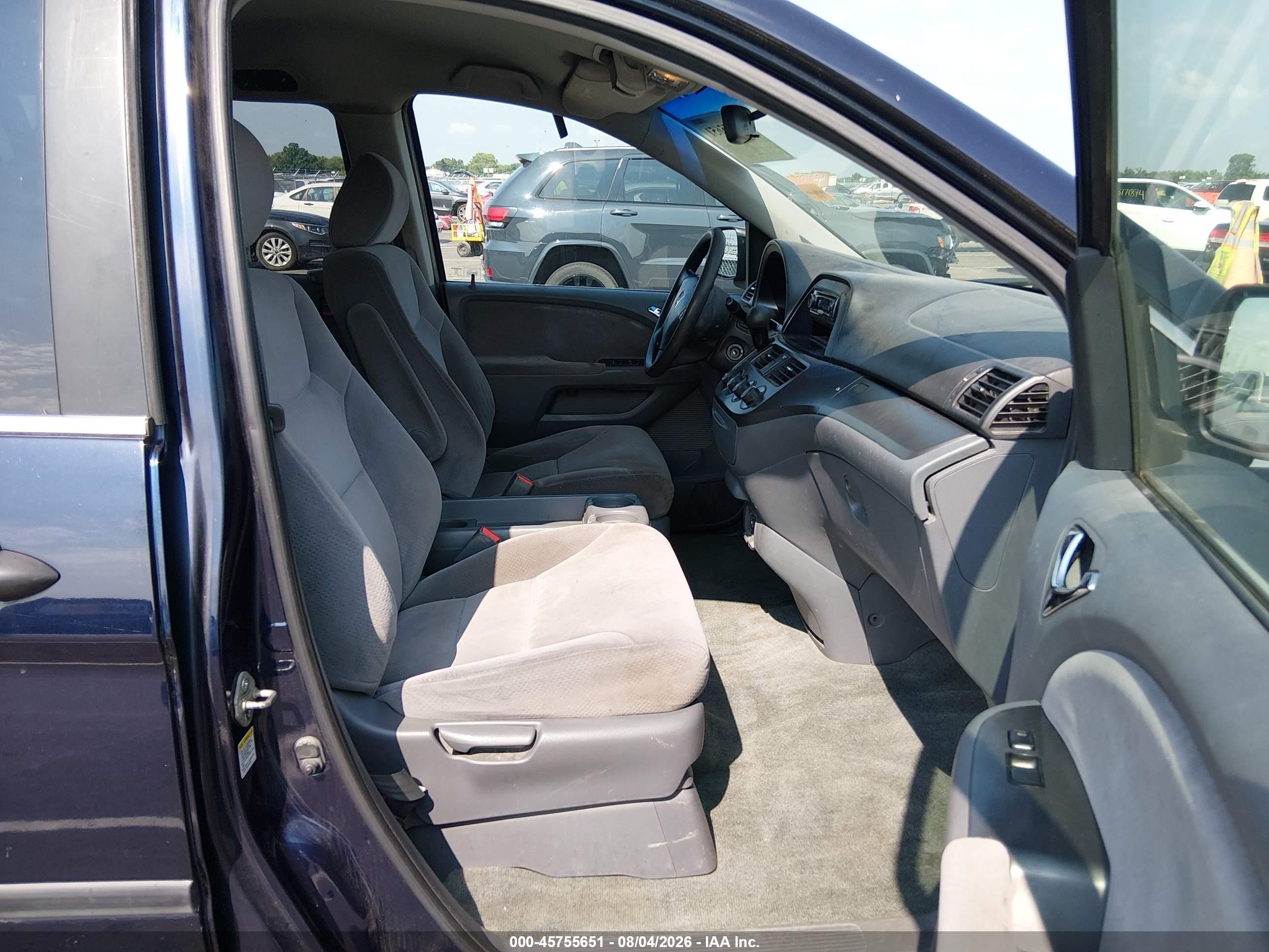 2007 Honda Odyssey Lx Blue vin: 5FNRL38247B076225