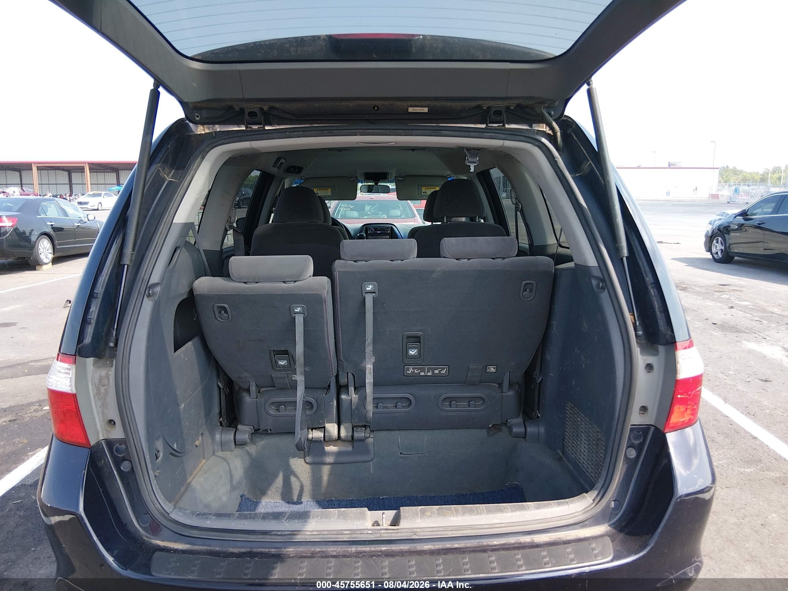 2007 Honda Odyssey Lx Blue vin: 5FNRL38247B076225