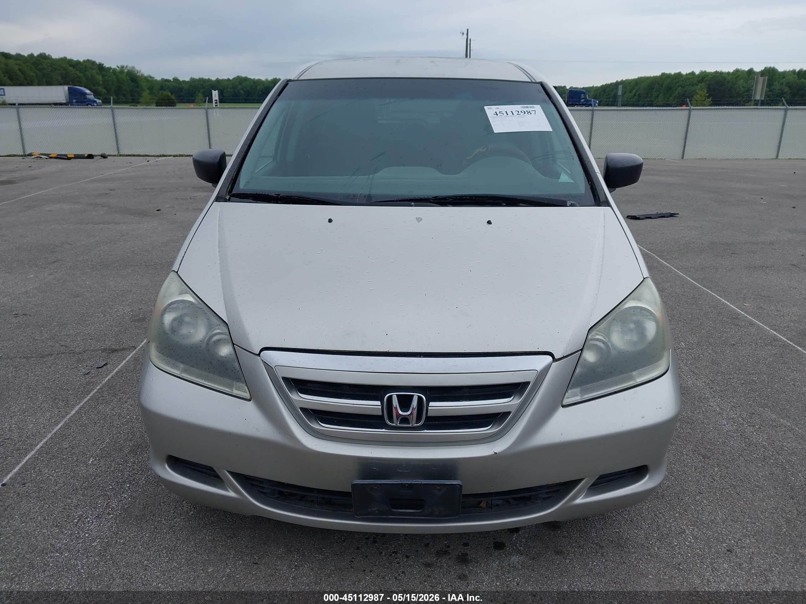 2007 Honda Odyssey Lx Серебряный vin: 5FNRL38247B142921
