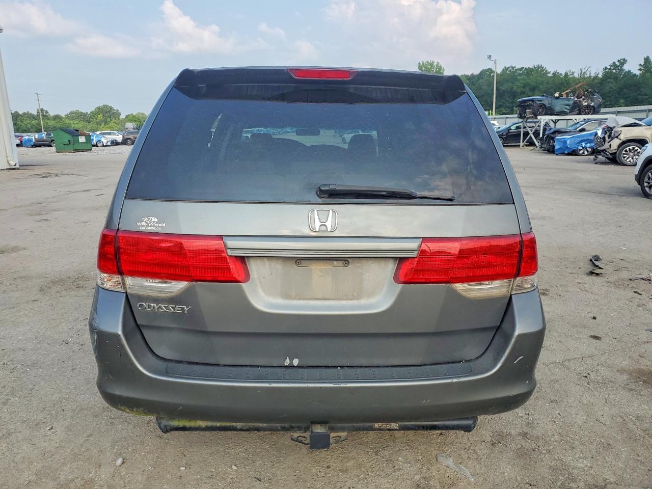 2008 Honda Odyssey Lx Gray vin: 5FNRL38248B025289